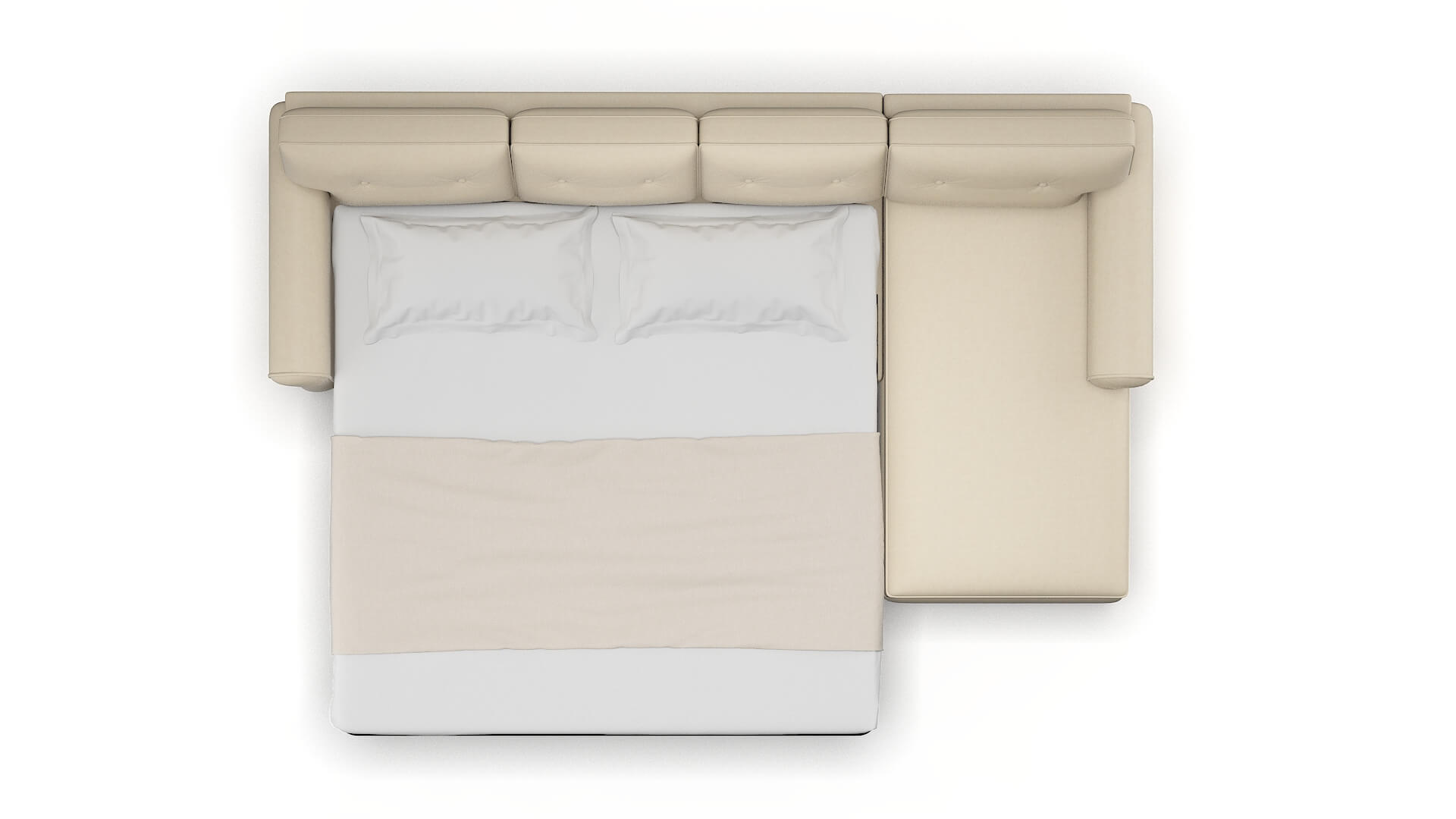 Farah Rocket Sand Panel Sleeper Espresso legs 3