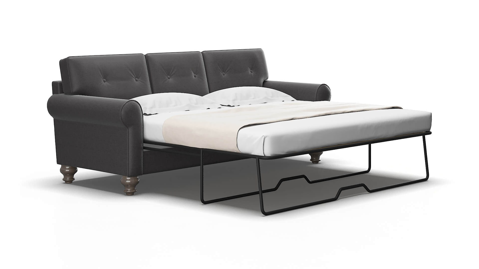 Farah Royale Eclipse Sofa Sleeper Espresso legs 2