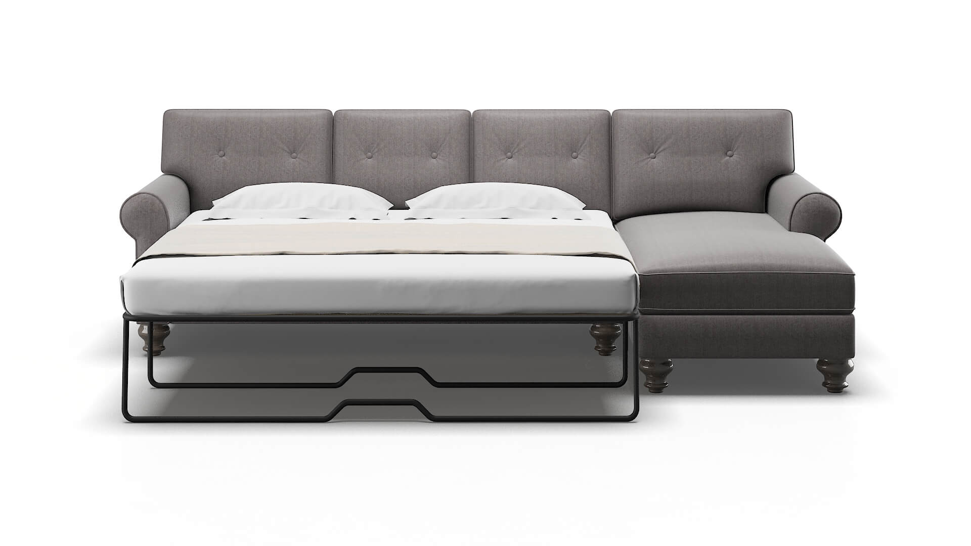 Farah Sasha Granite Panel Sleeper Espresso legs 1