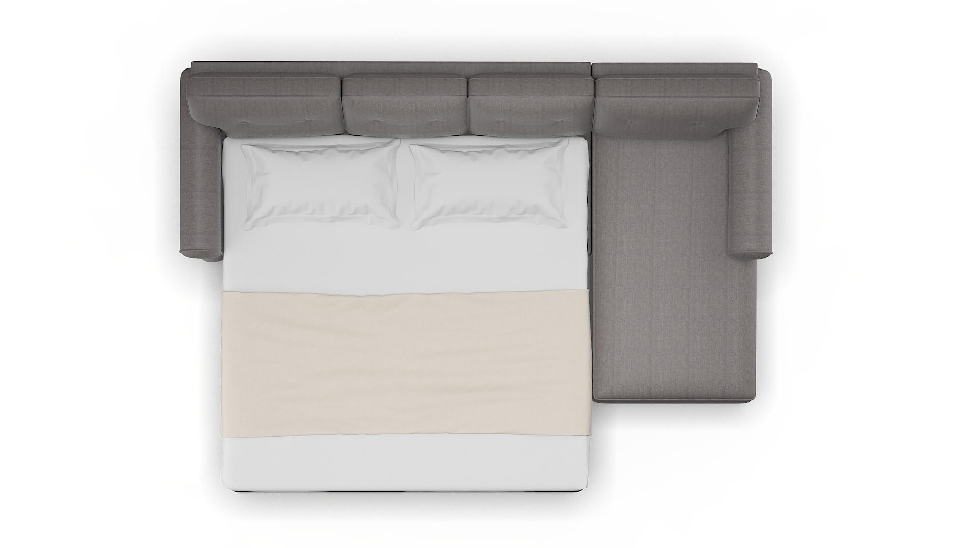 Farah Sasha Granite Panel Sleeper Espresso legs 3