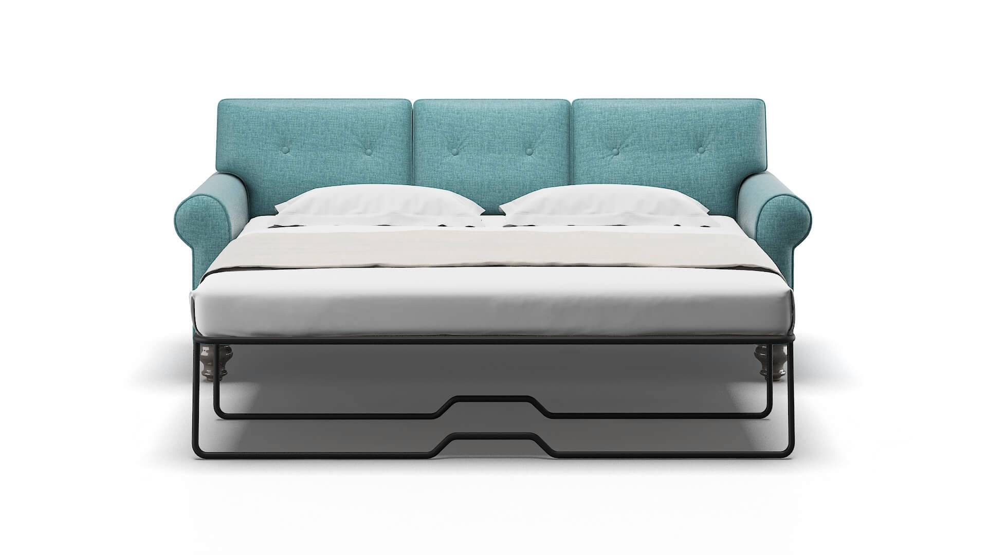 Farah Simplex Blue_moon Sofa Sleeper Espresso legs 1
