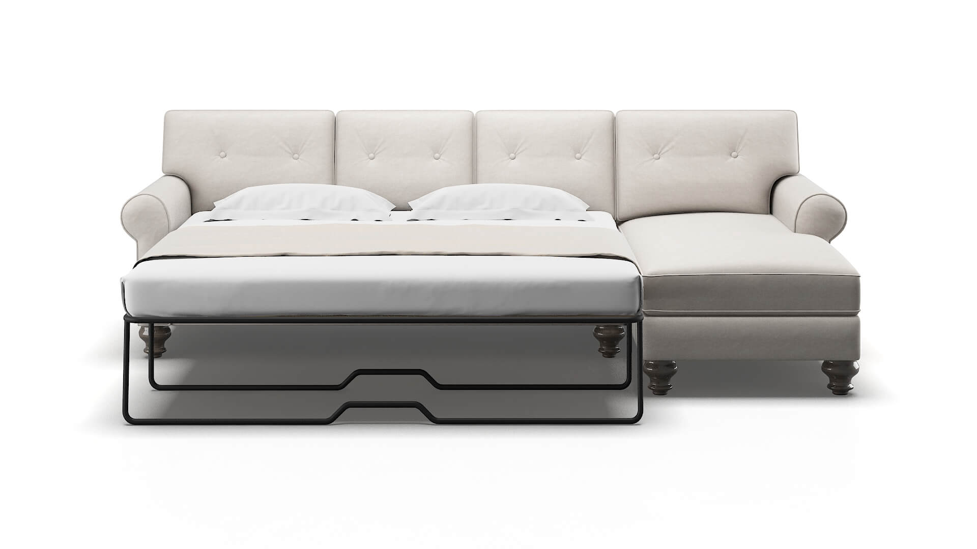 Farah Suave Dove Panel Sleeper Espresso legs 1