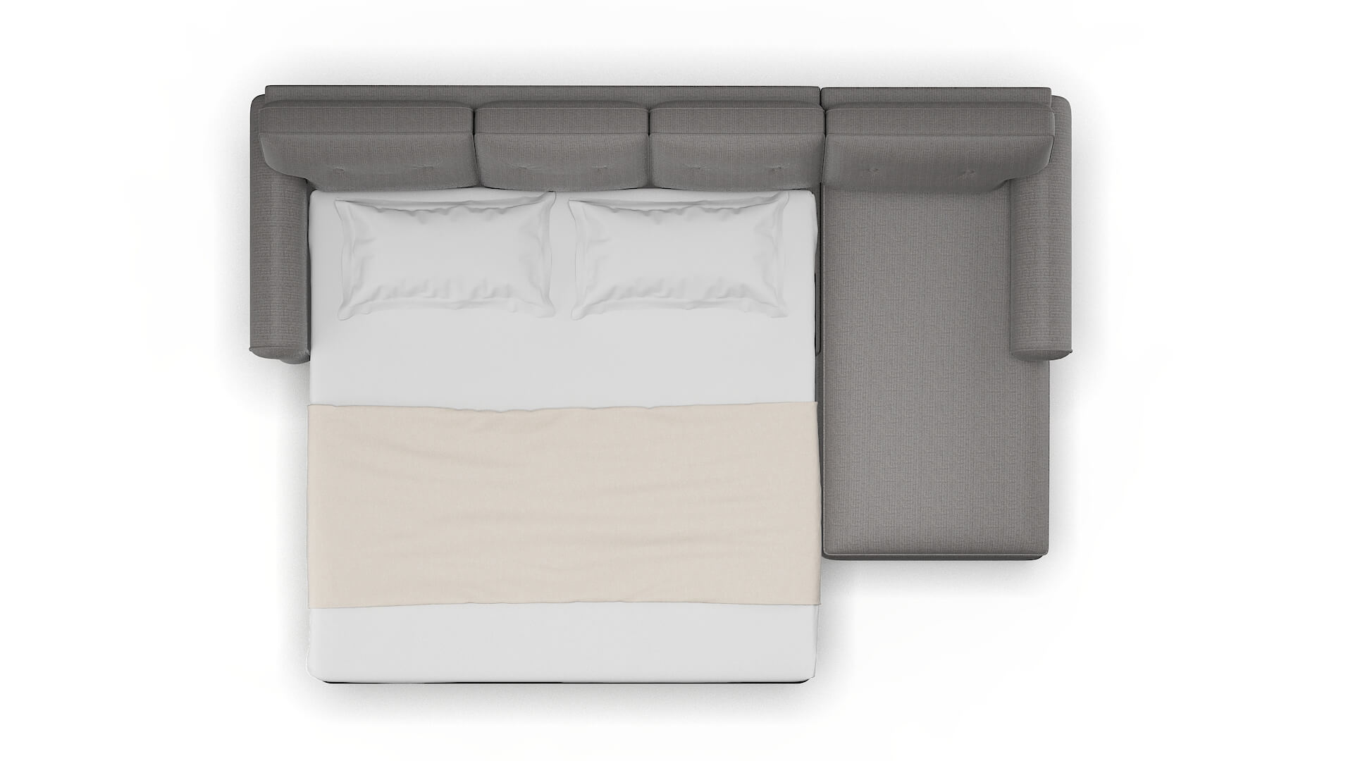 Farah Terrain Oatmeal Panel Sleeper Espresso legs 3