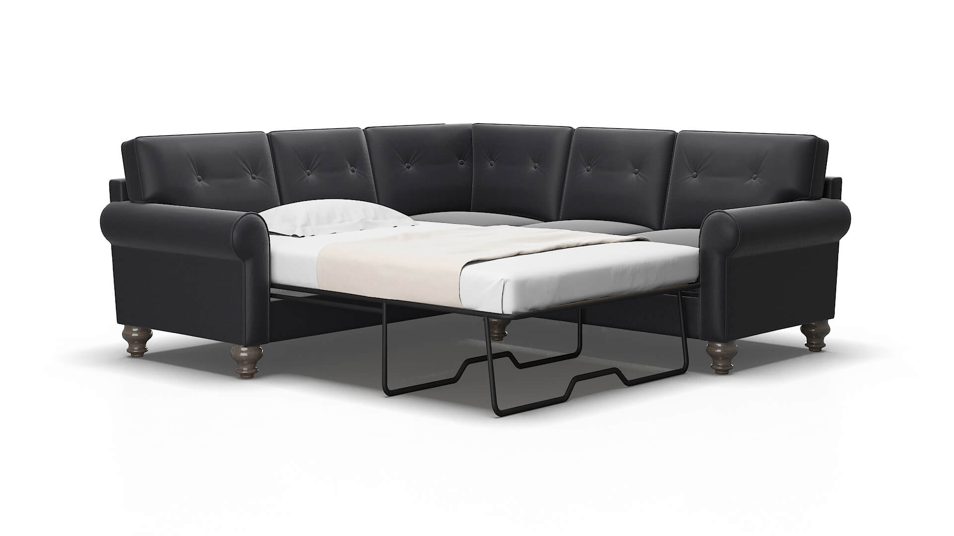 Farah Urban_d eclipse Sectional sleeper Espresso Legs  2