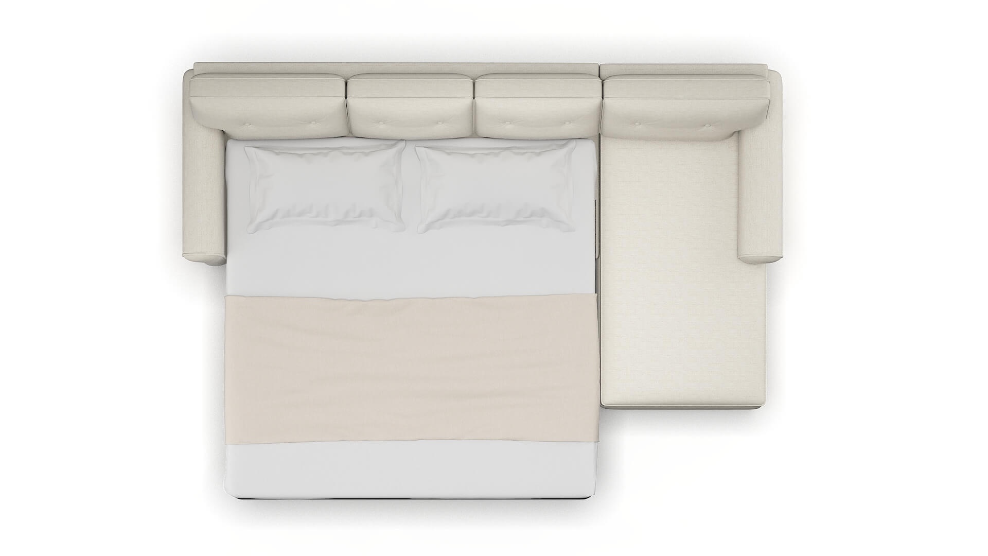 Farah Venus Cream Panel Sleeper Espresso legs 3