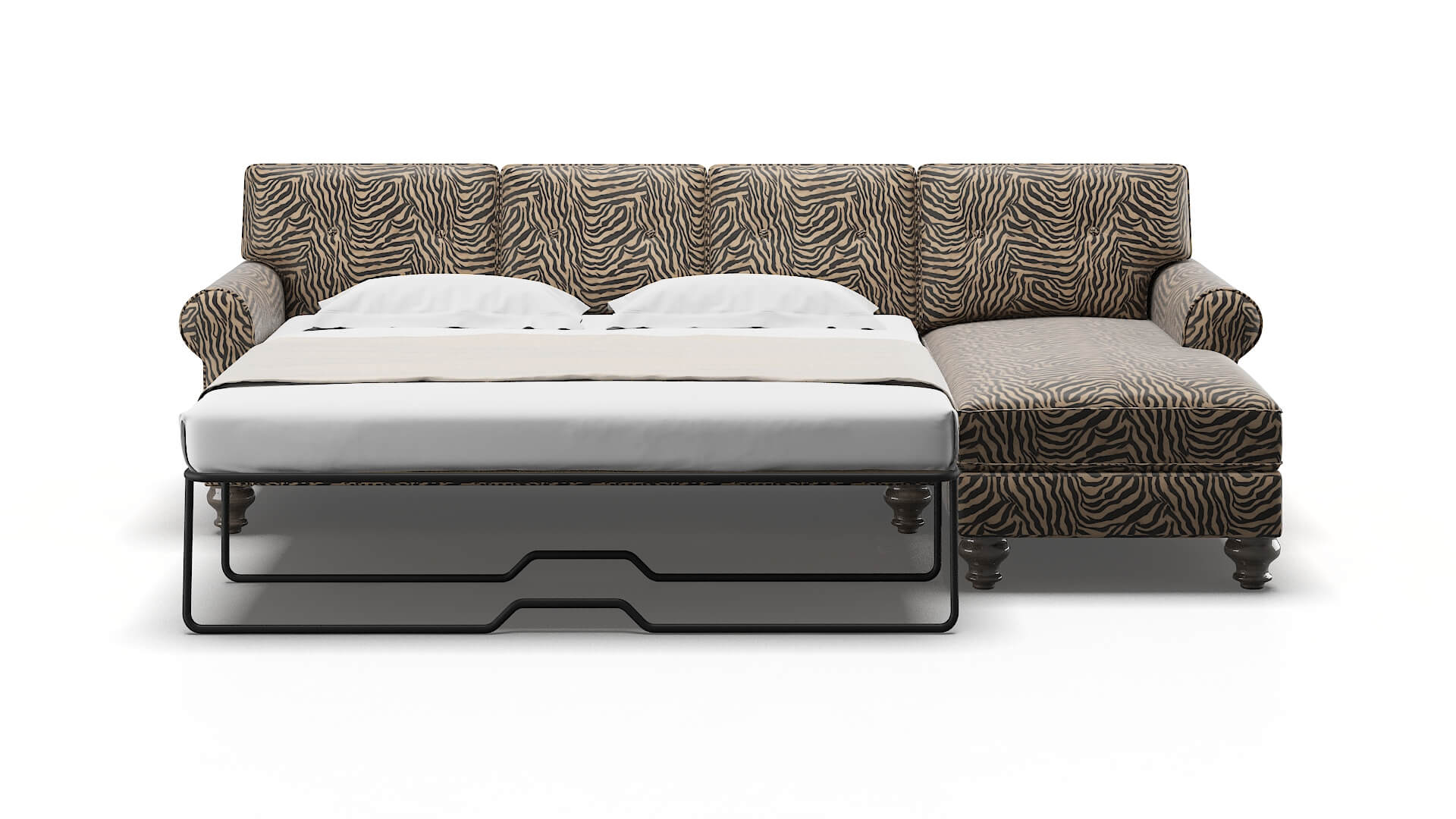 Farah Zambia Coffee Panel Sleeper Espresso legs 1