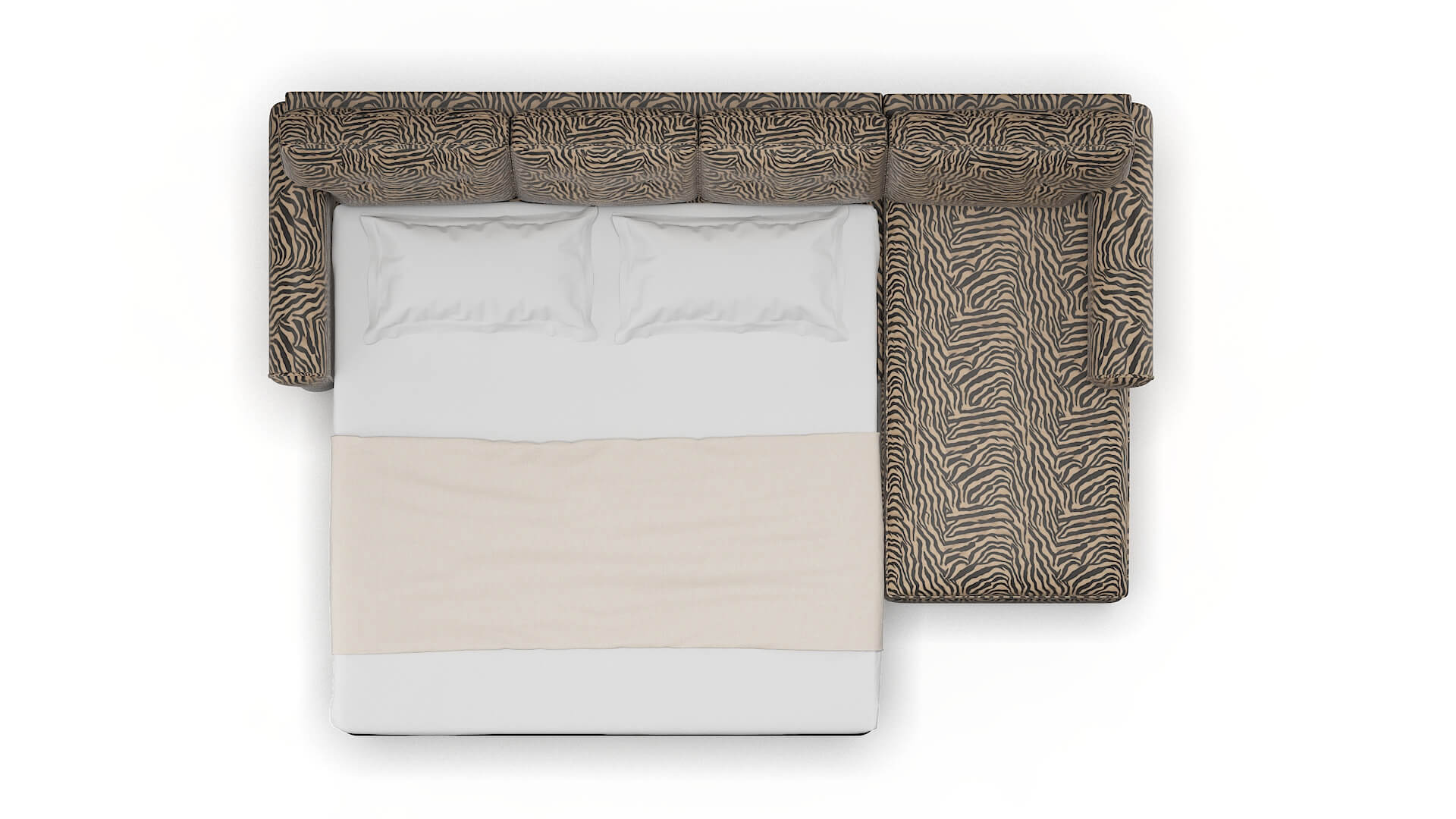 Farah Zambia Coffee Panel Sleeper Espresso legs 3