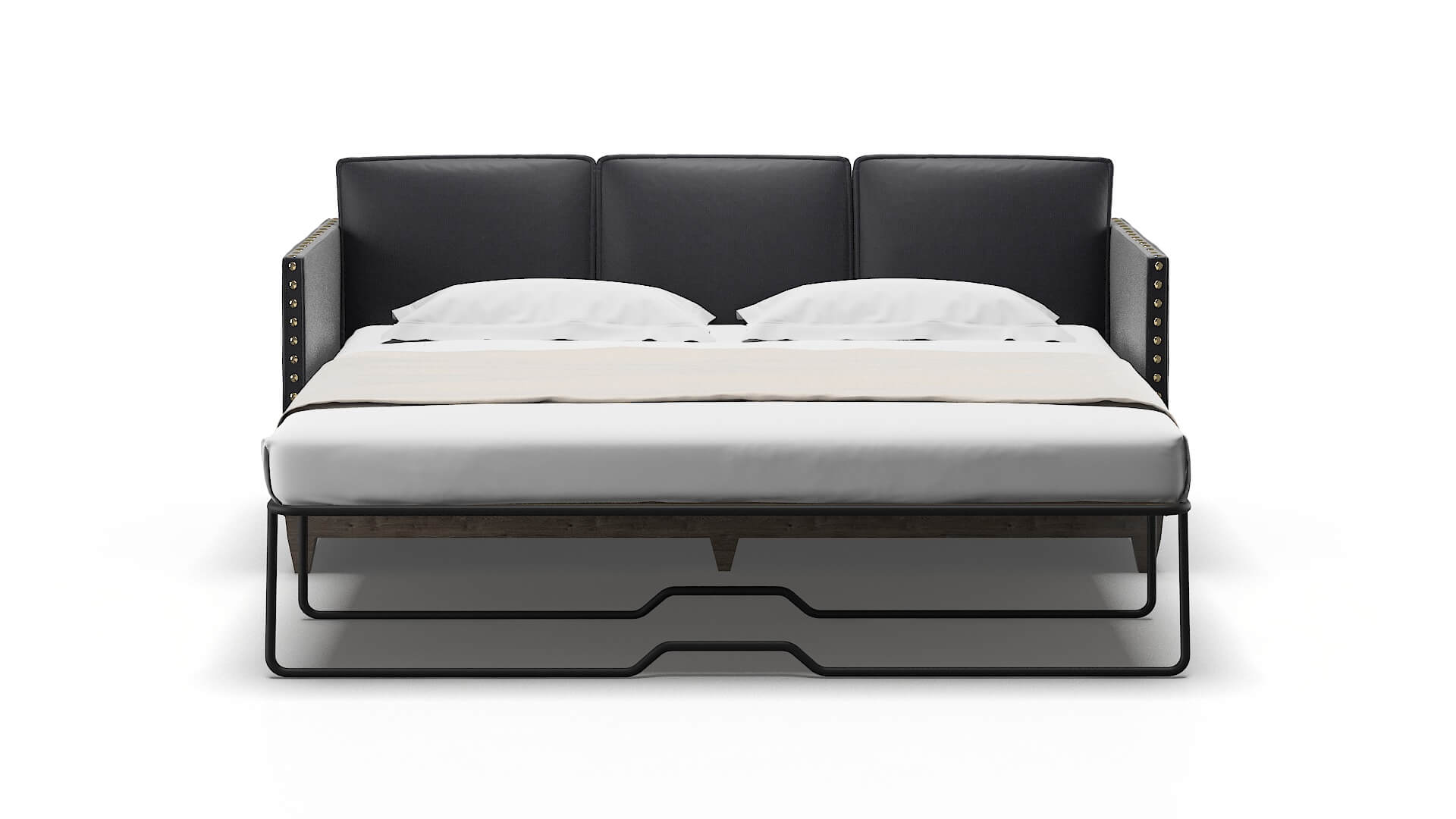 Florence Atlas_plz Navy Sofa Sleeper Espresso legs 1