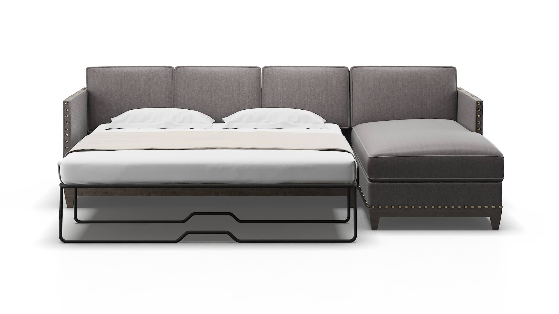 Florence Atlas_plz Silver Panel Sleeper Espresso legs 1