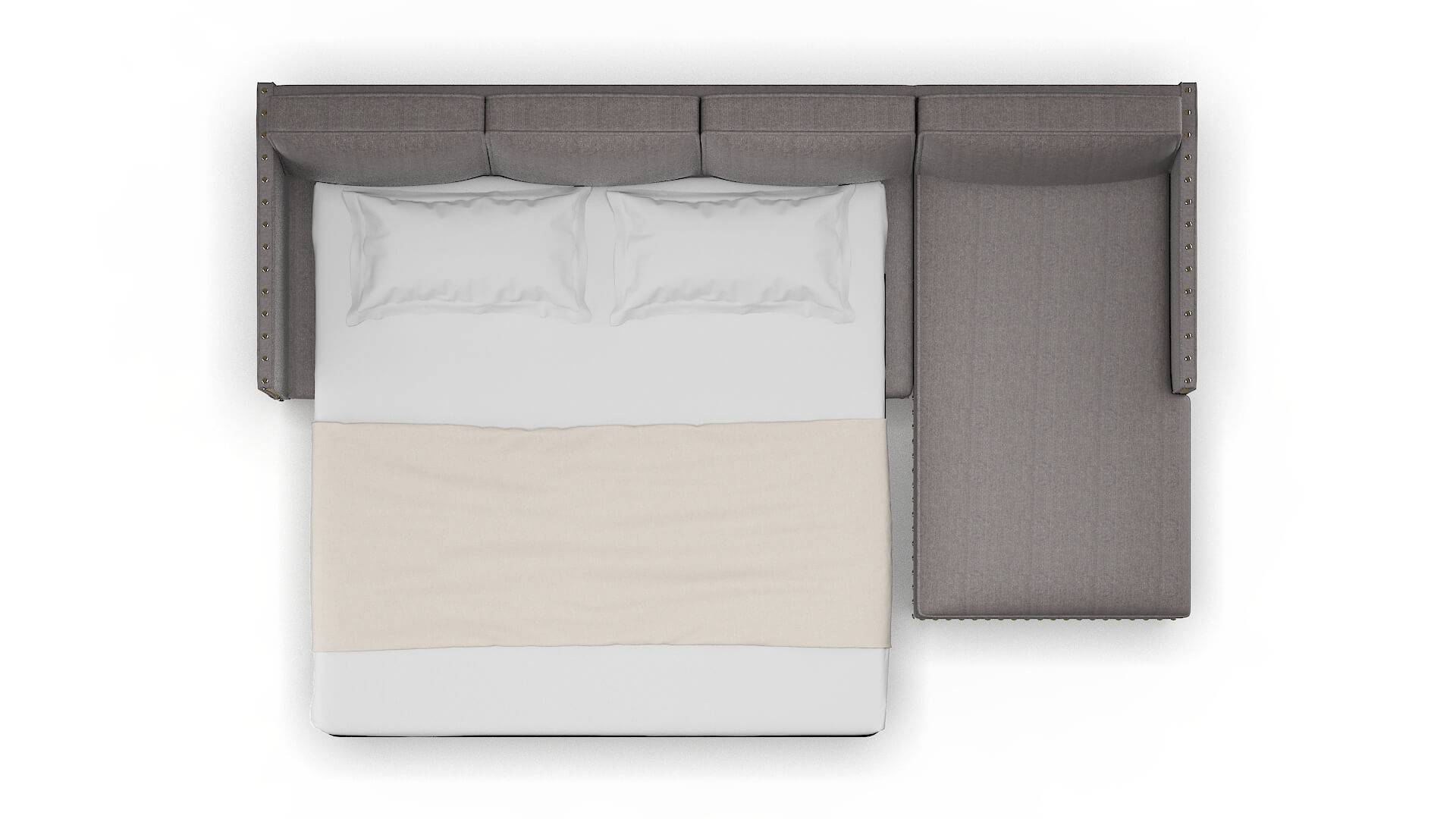 Florence Atlas_plz Silver Panel Sleeper Espresso legs 3