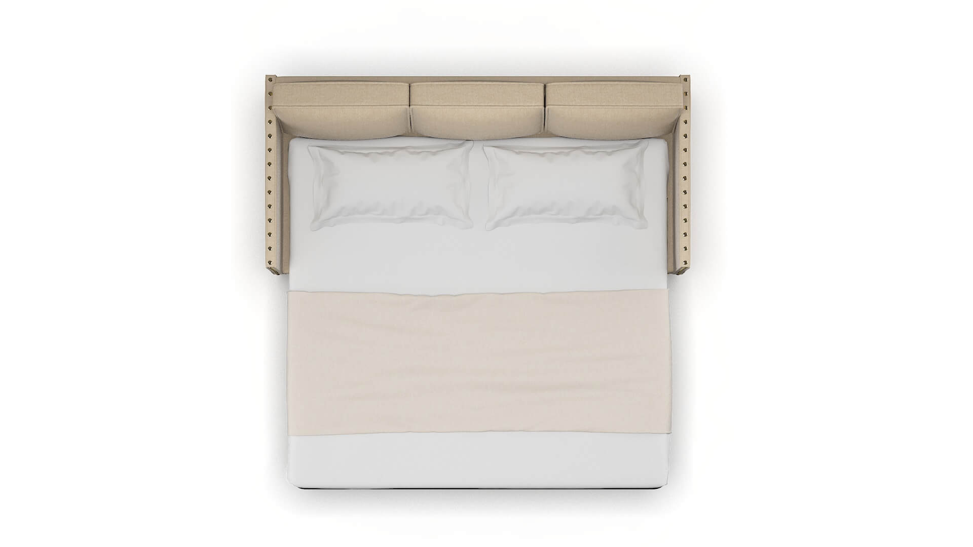 Florence Avenger Burlap Sofa Sleeper Espresso legs 3