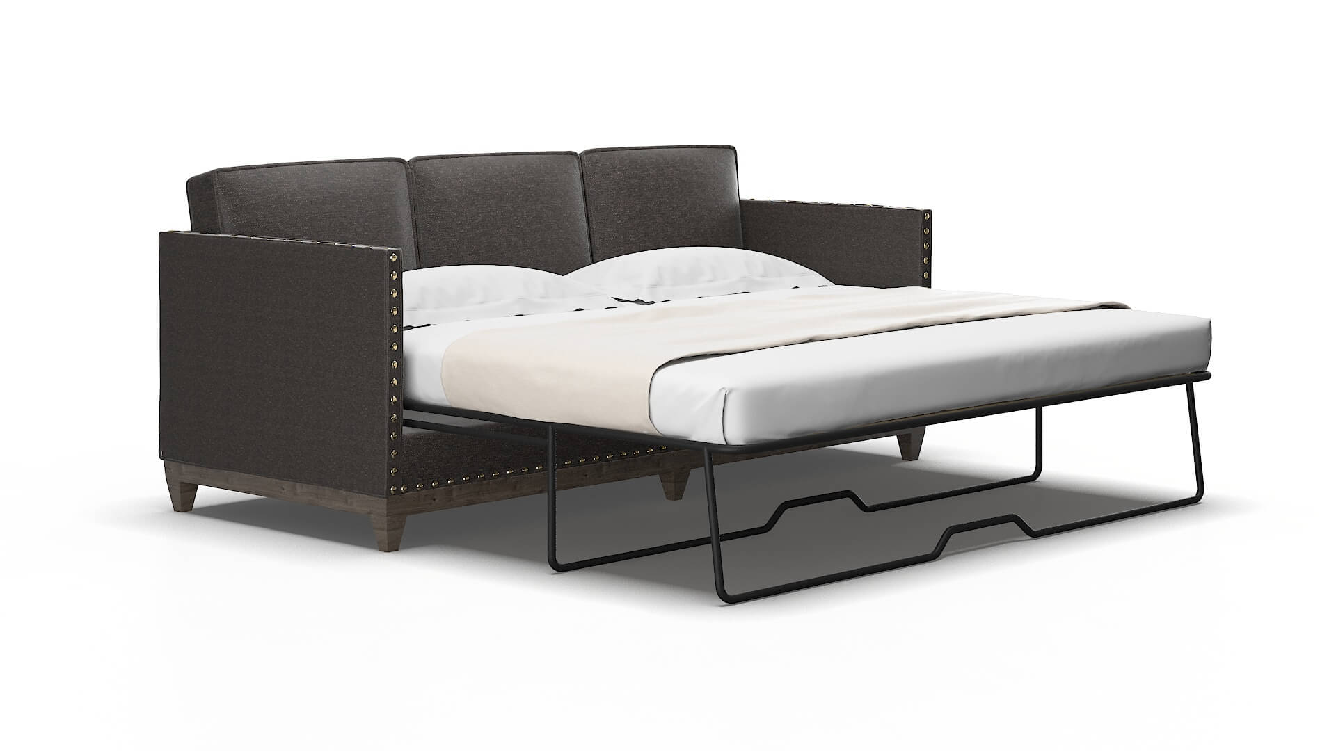 Florence Avenger denim Sofa sleeper Espresso Legs  2