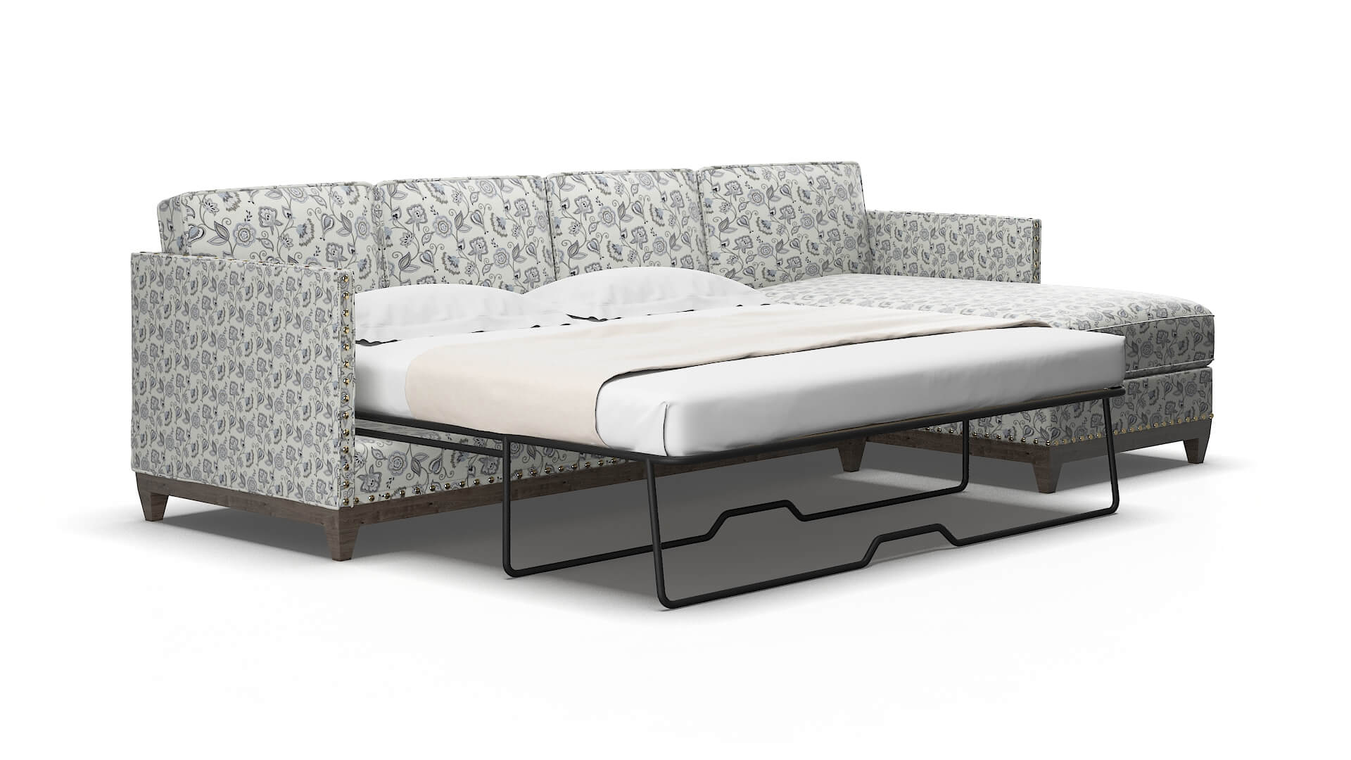 Florence Avignon sky Panel sleeper Espresso Legs  2