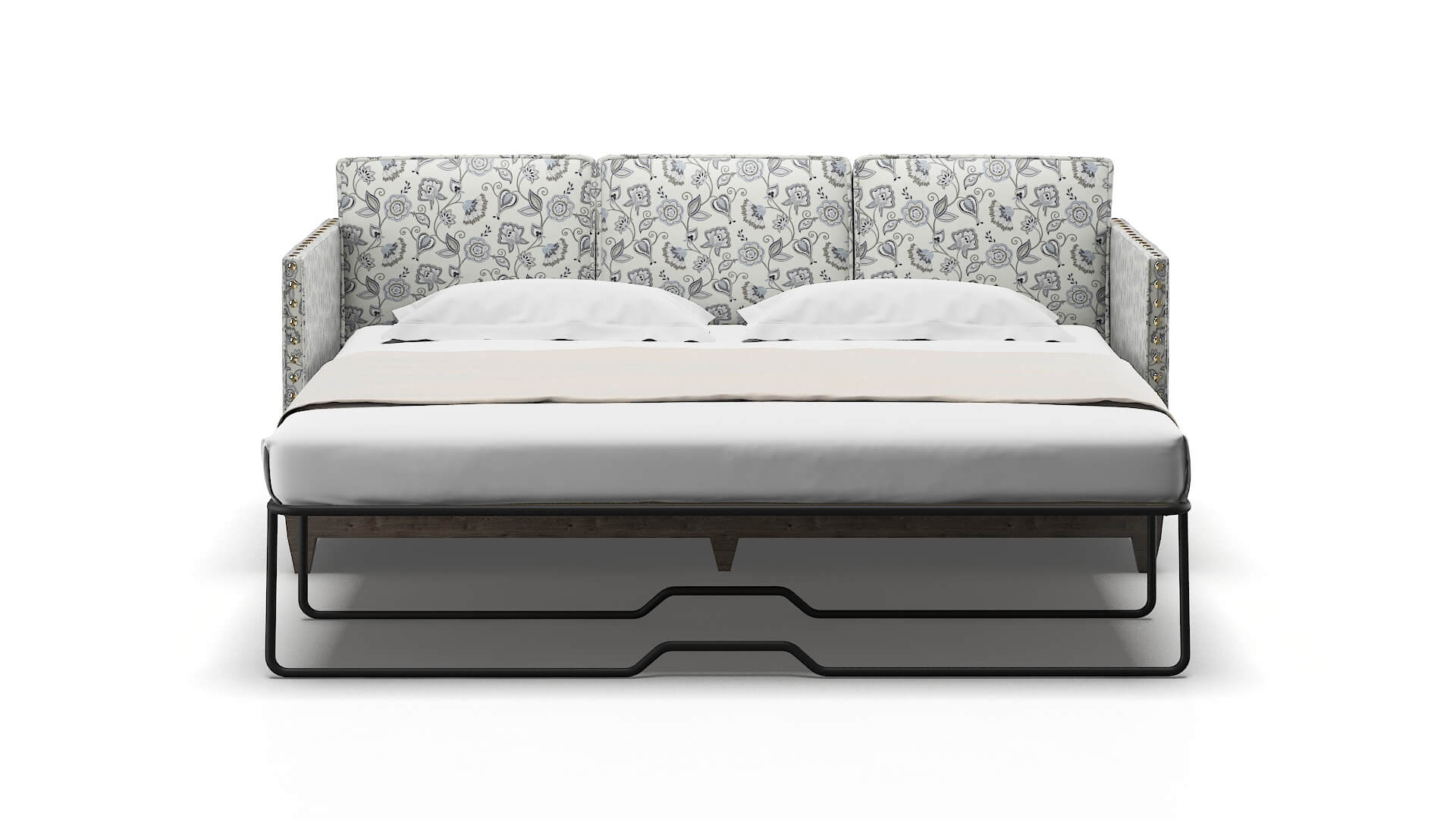 Florence Avignon Sky Sofa Sleeper Espresso legs 1