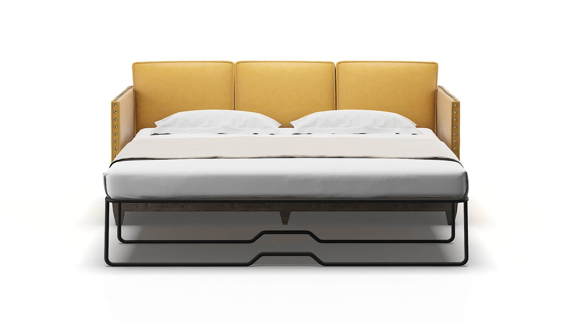 Florence Bella Amber Sofa Sleeper Espresso legs 1