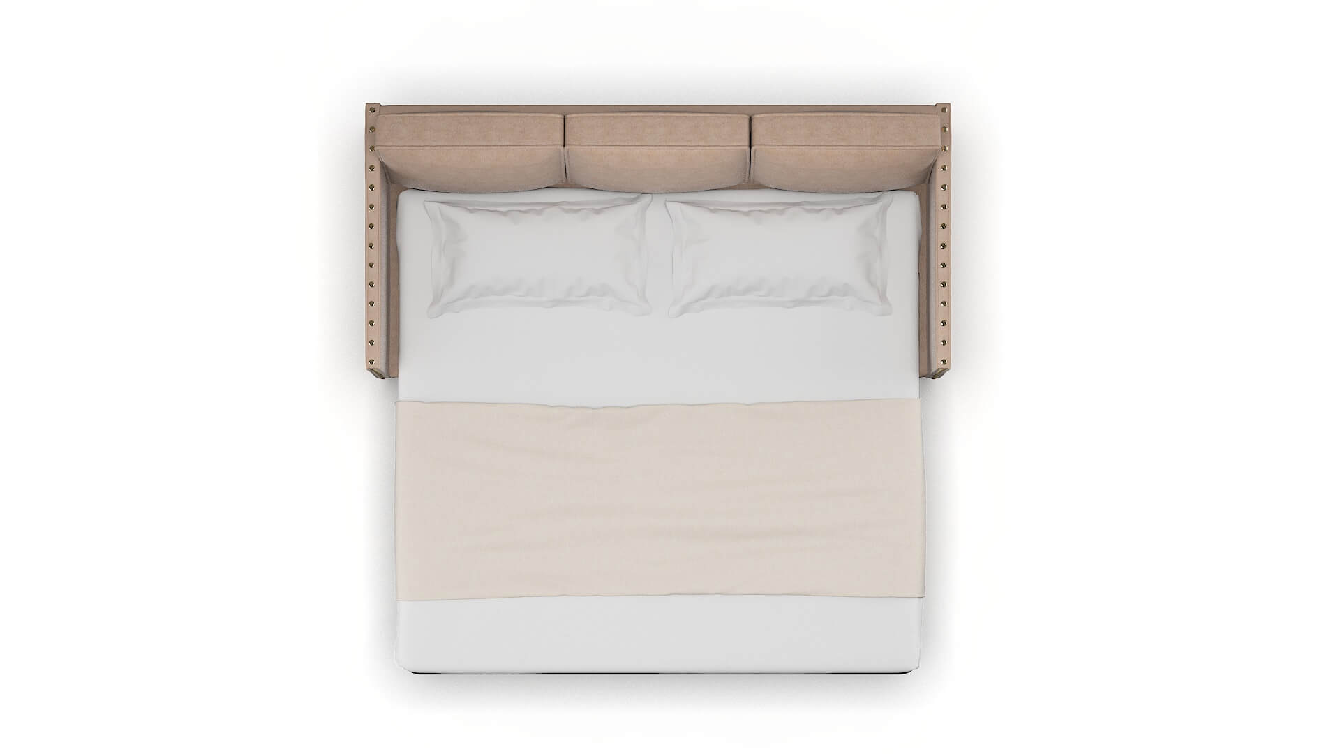 Florence Bella Pewter Sofa Sleeper Espresso legs 3