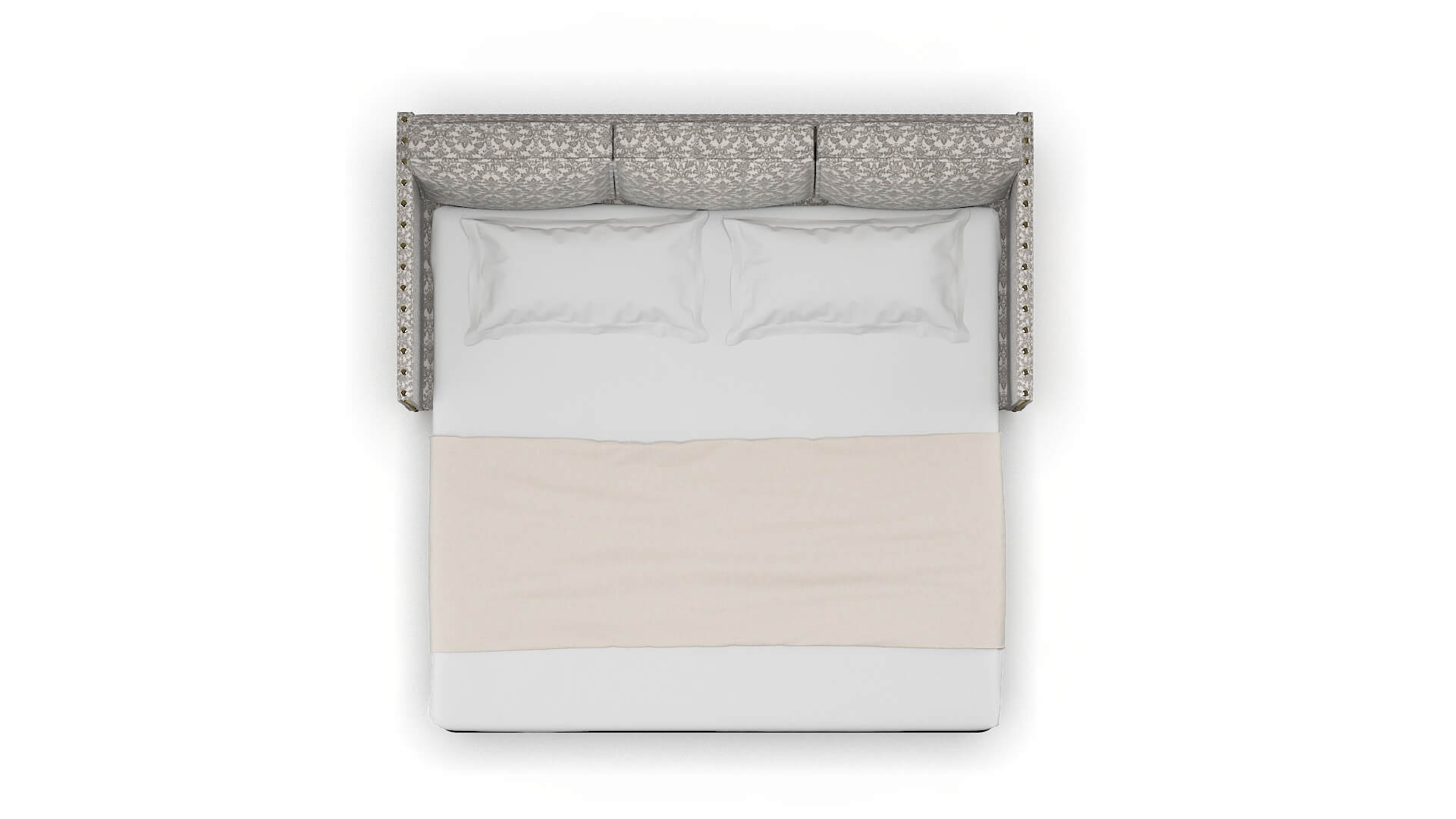 Florence Bergamo Dove Sofa Sleeper Espresso legs 3