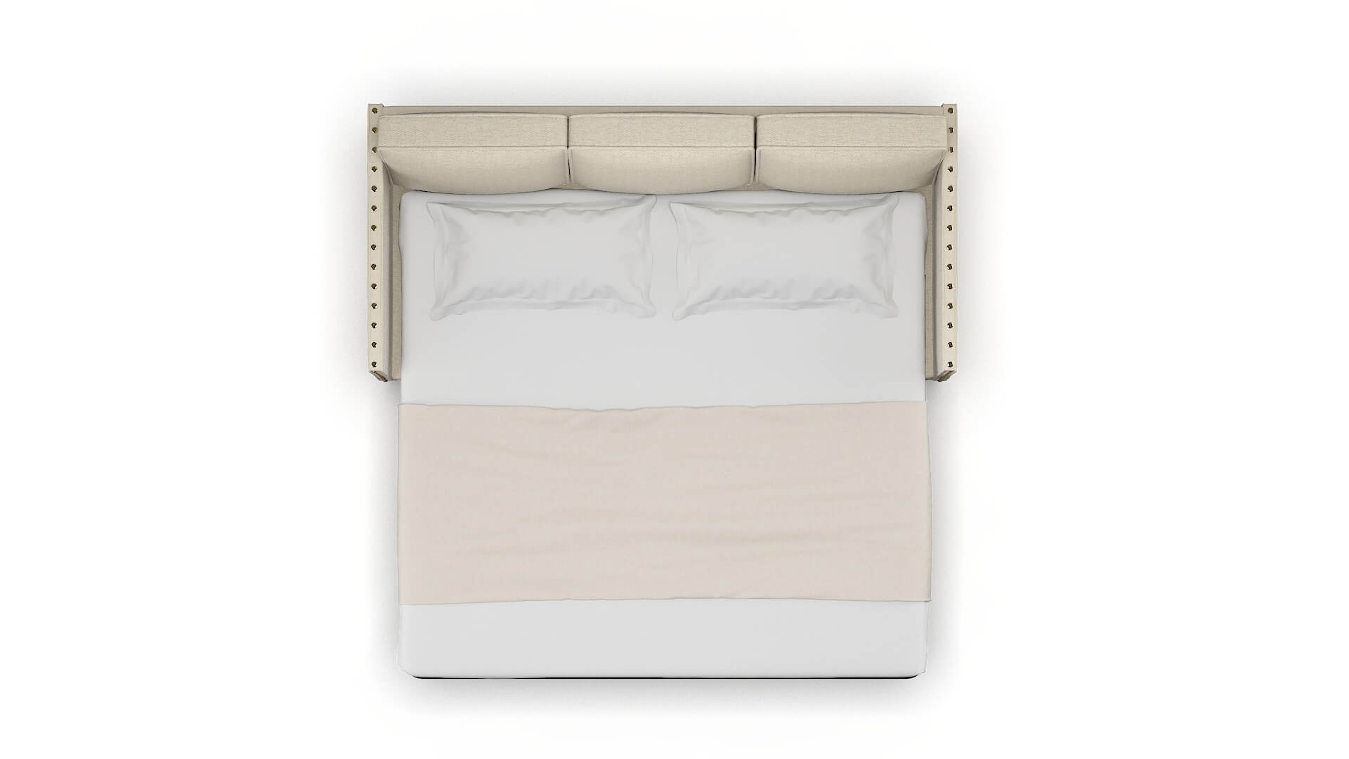 Florence Catalina Wheat Sofa Sleeper Espresso legs 3