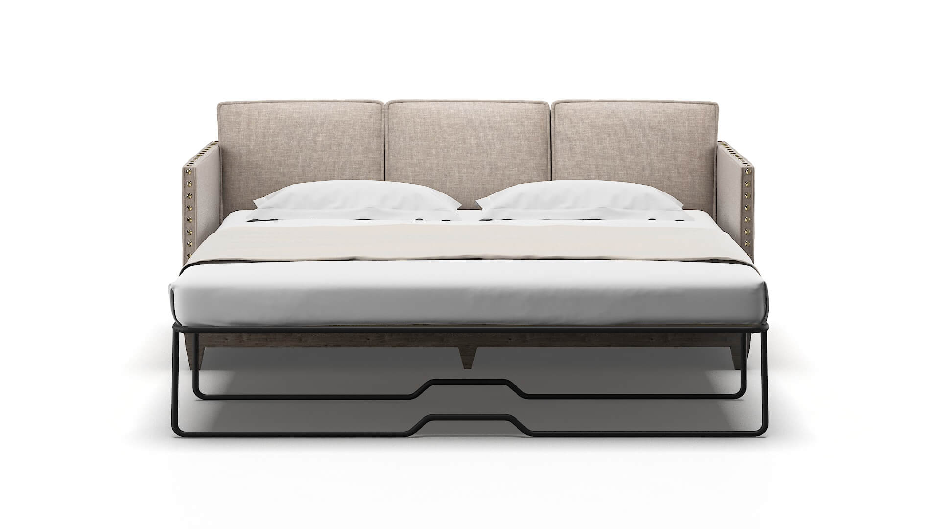 Florence Clyde Dolphin Sofa Sleeper Espresso legs 1