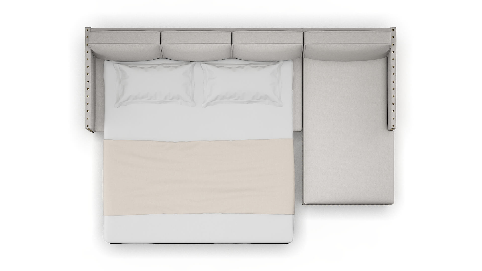 Florence Curious Spa Panel Sleeper Espresso legs 3