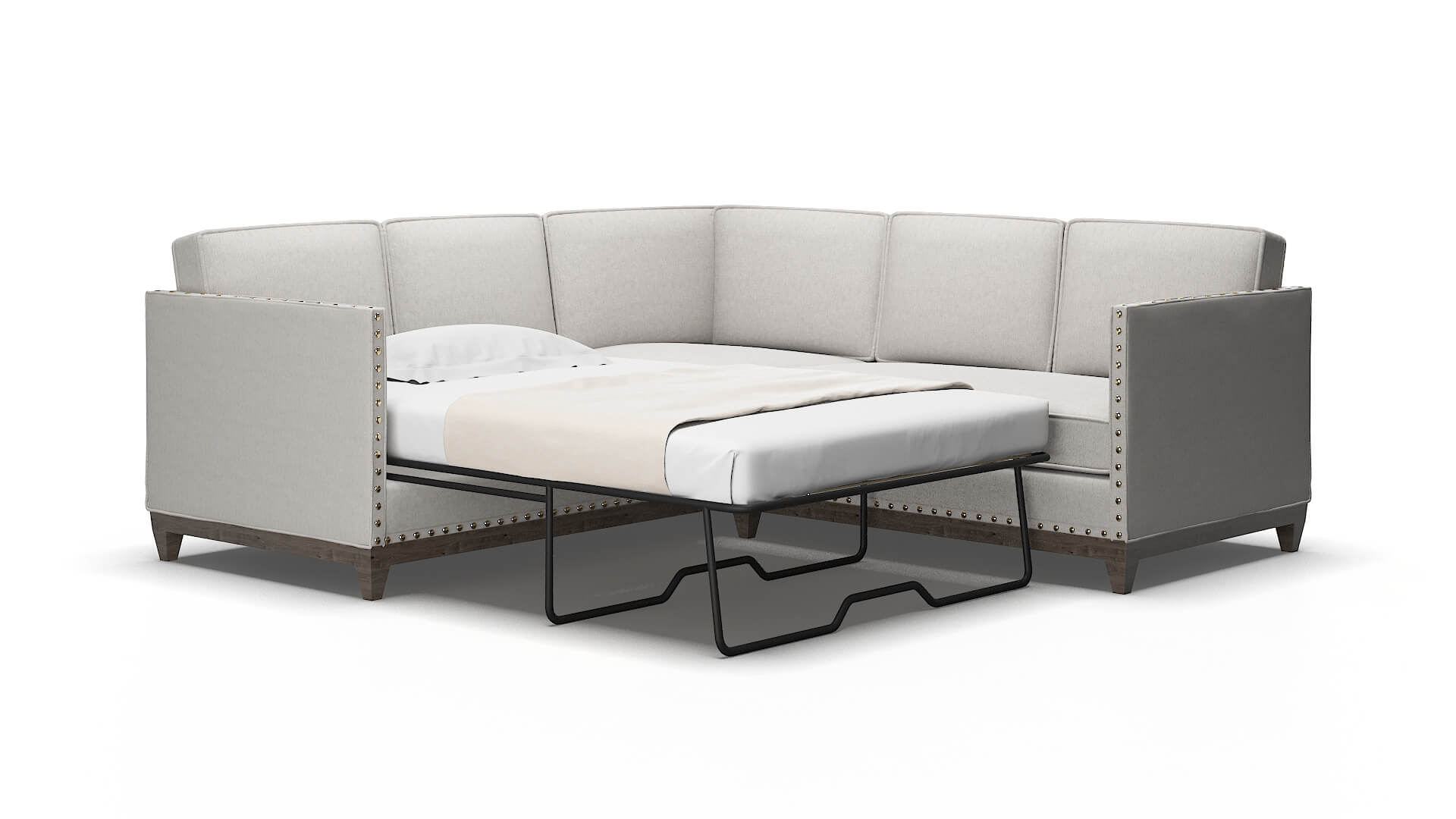 Florence Curious spa Sectional sleeper Espresso Legs  2