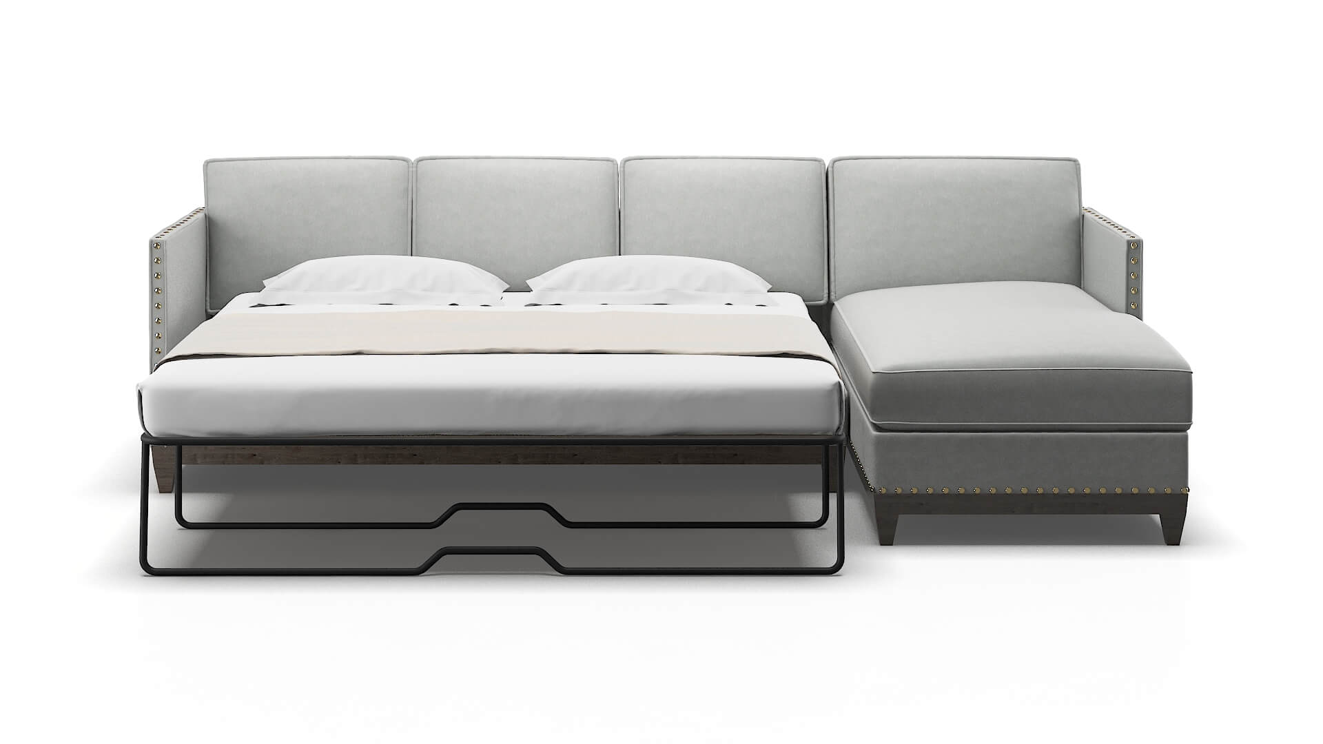 Florence Dawson Platinum Panel Sleeper Espresso legs 1