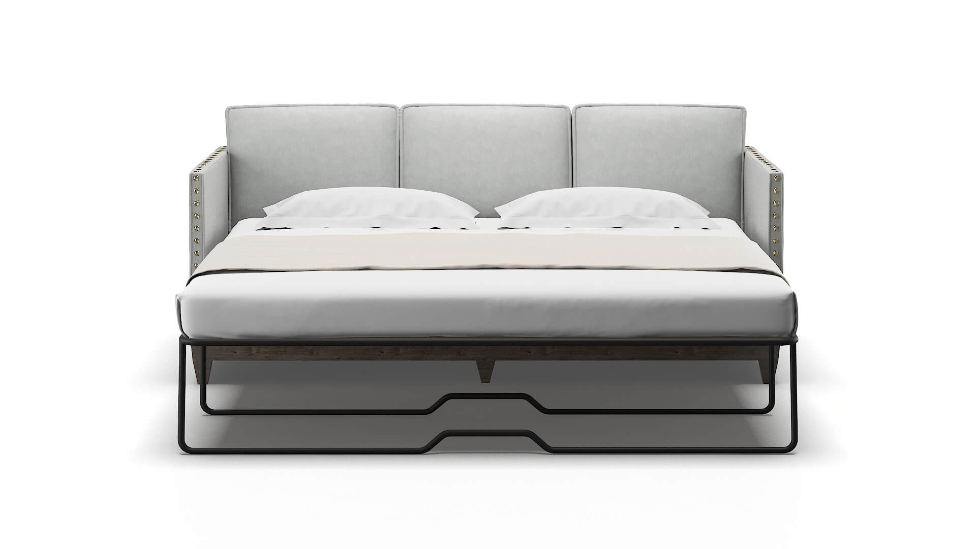 Florence Dawson Platinum Sofa Sleeper Espresso legs 1