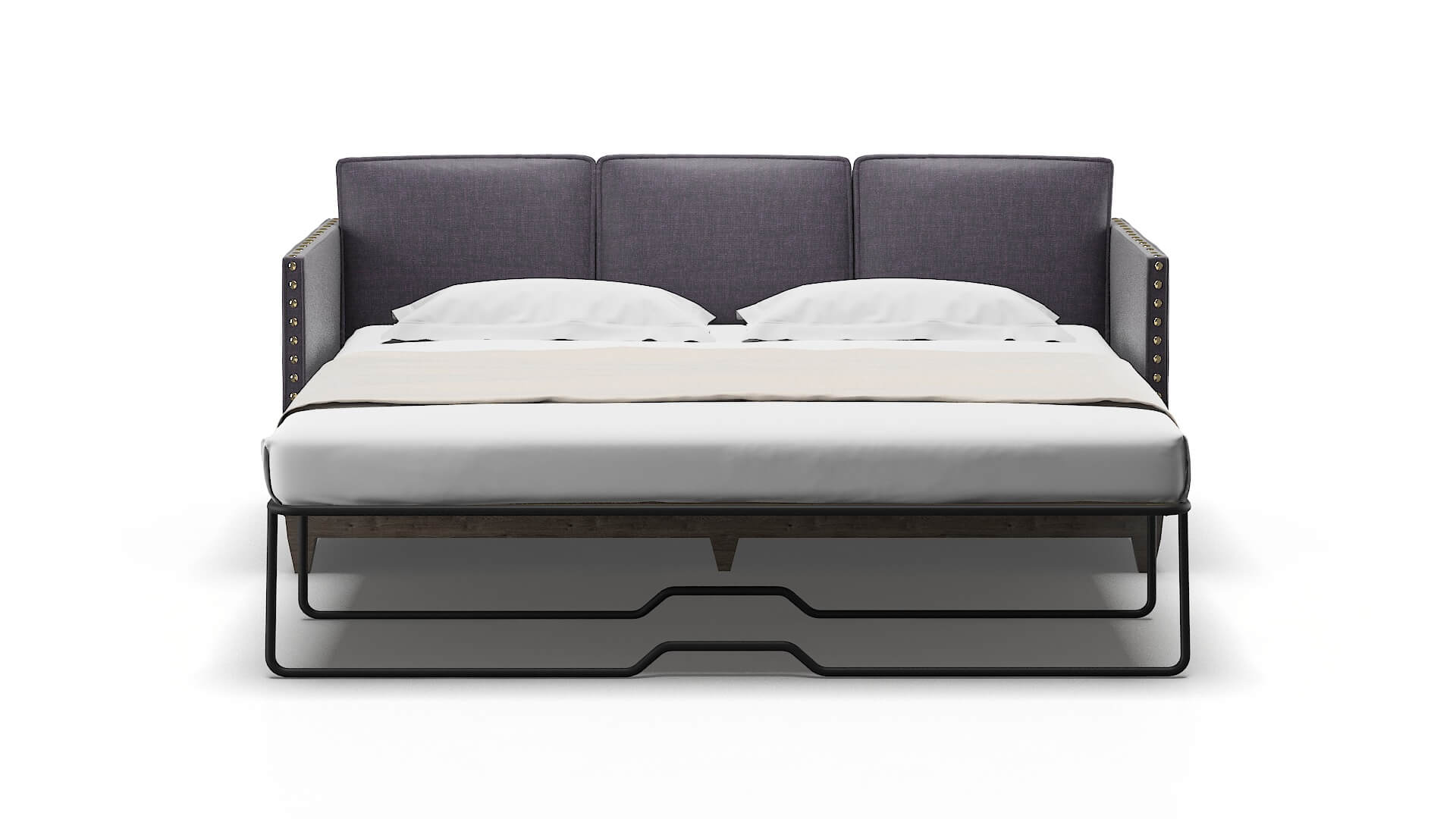 Florence Durham Ink Sofa Sleeper Espresso legs 1