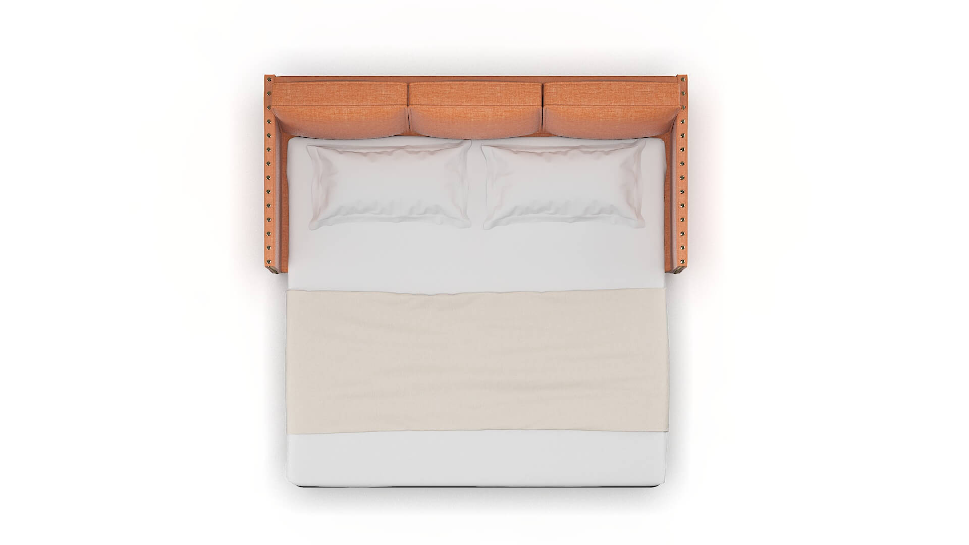 Florence Hepburn Appricot Sofa Sleeper Espresso legs 3