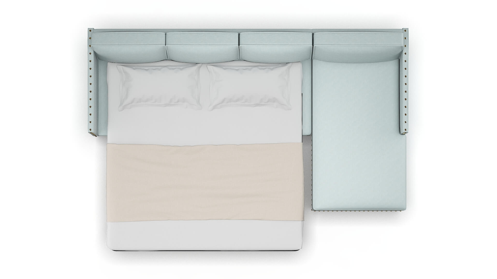 Florence Hepburn Peridot Panel Sleeper Espresso legs 3