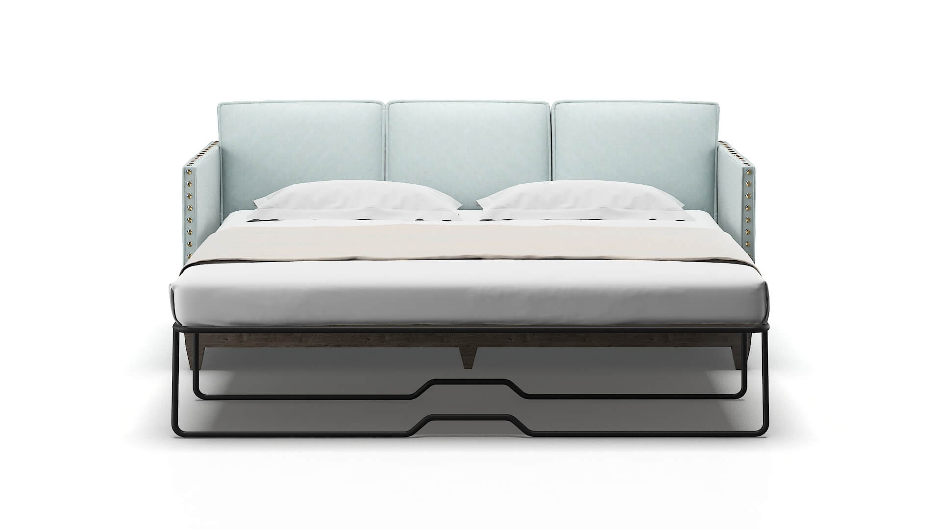 Florence Hepburn Peridot Sofa Sleeper Espresso legs 1