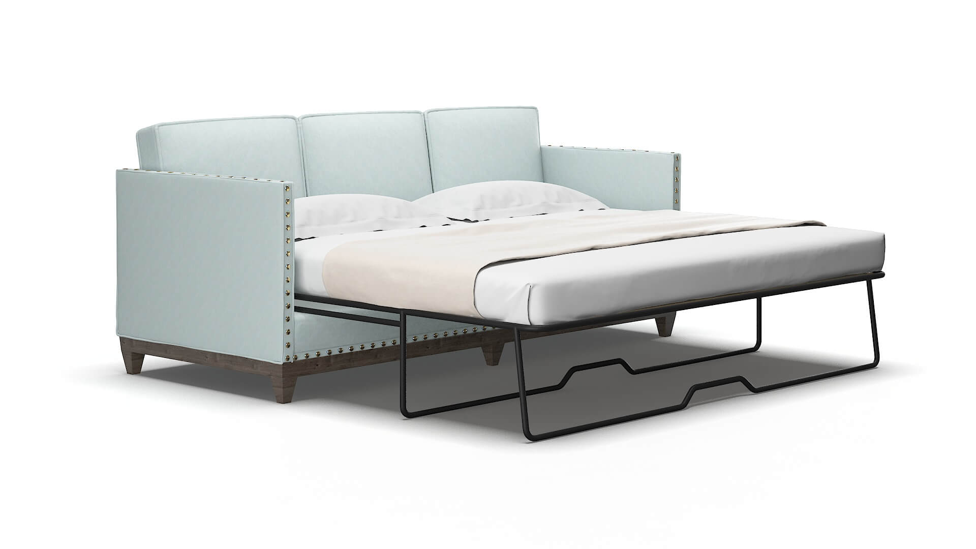 Florence Hepburn peridot Sofa sleeper Espresso Legs  2