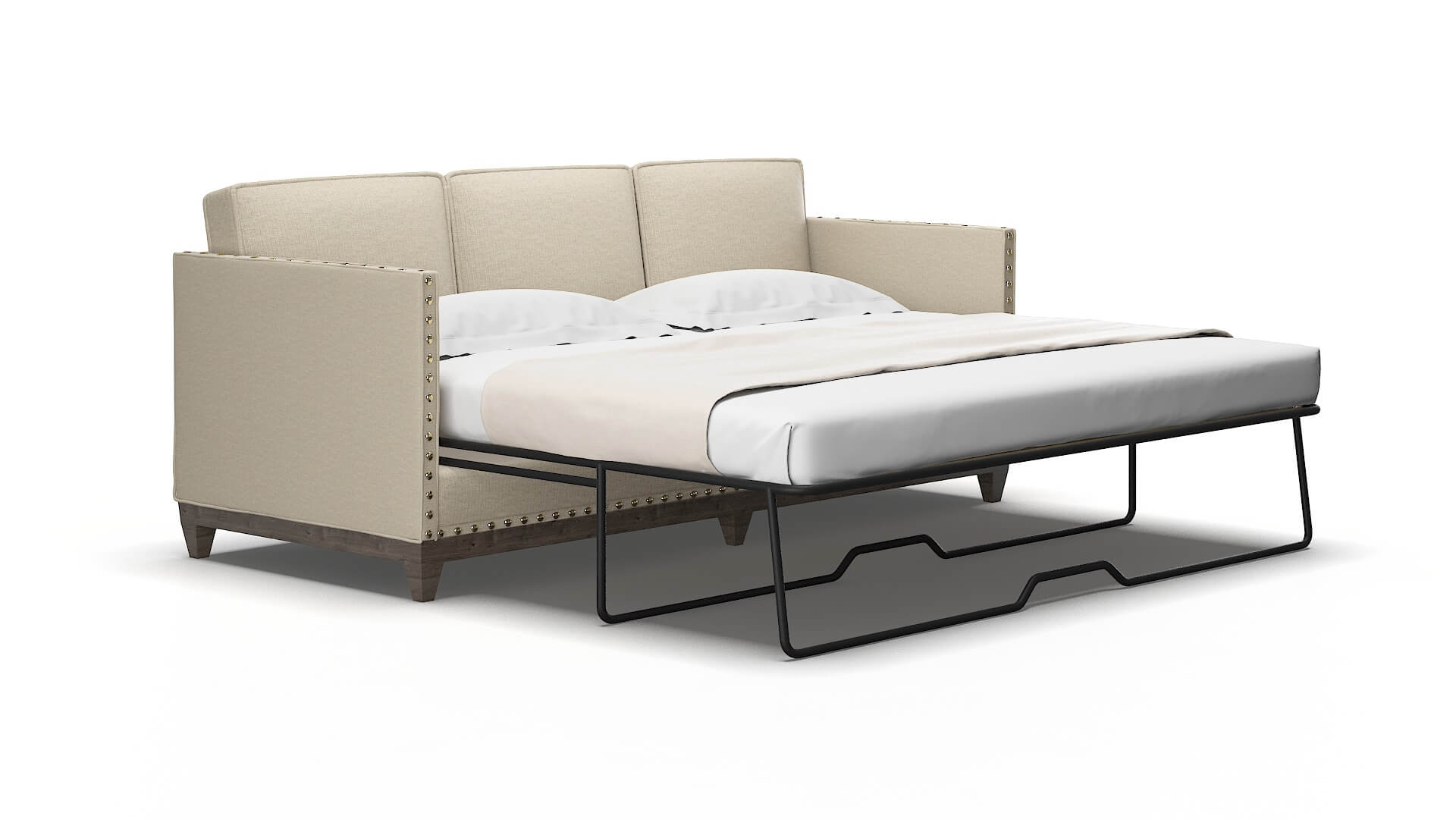 Florence Insight barley Sofa sleeper Espresso Legs  2