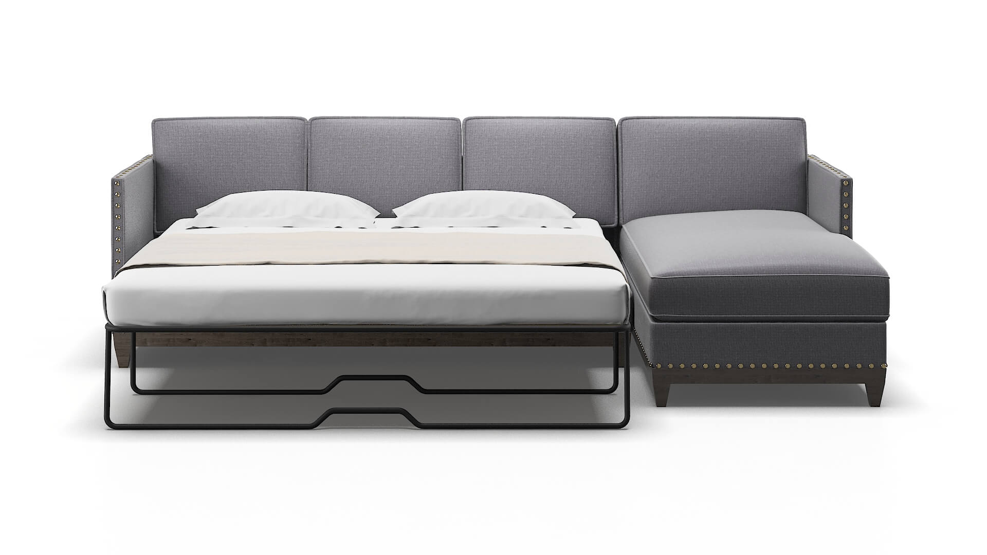 Florence Insight Denim Panel Sleeper Espresso legs 1