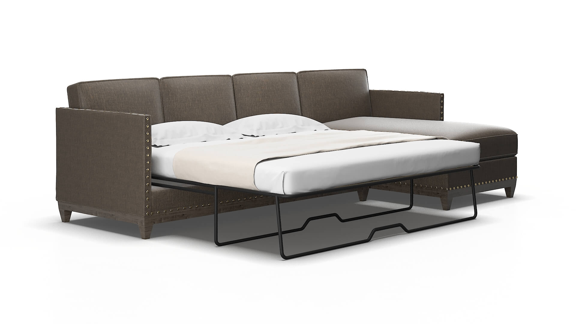 Florence Keylargo bark Panel sleeper Espresso Legs  2