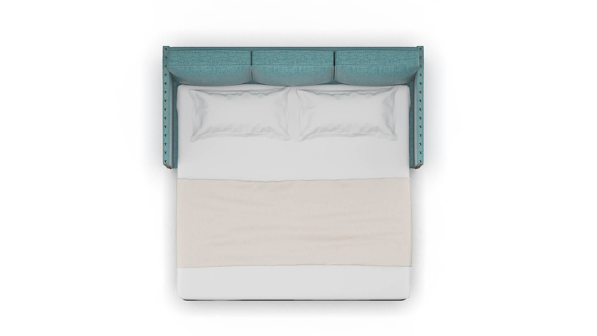 Florence Leslie Peacock Sofa Sleeper Espresso legs 3