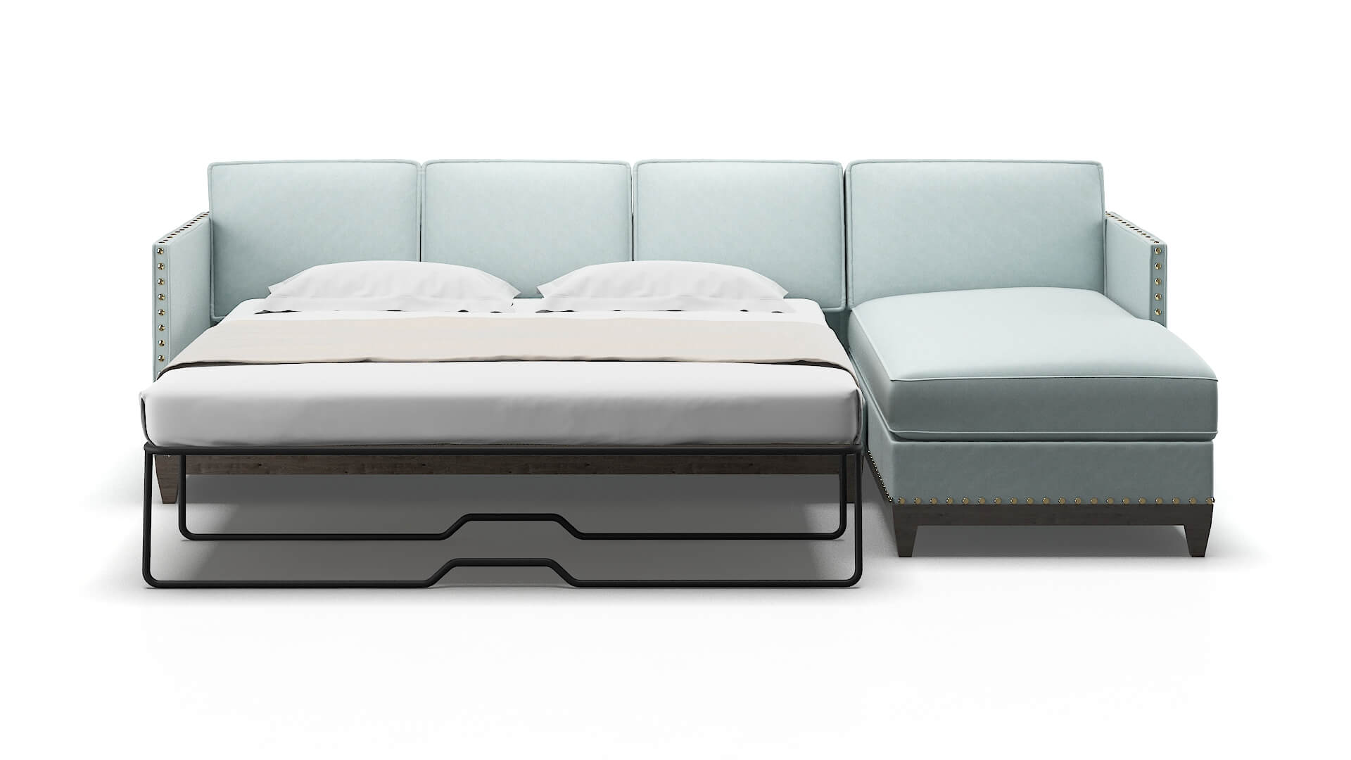 Florence Leslie Robins_egg Panel Sleeper Espresso legs 1