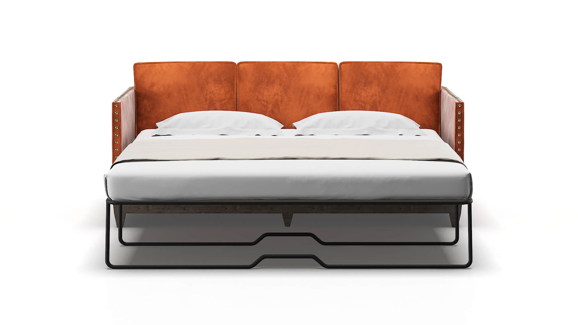 Florence Loft Copper Sofa Sleeper Espresso legs 1