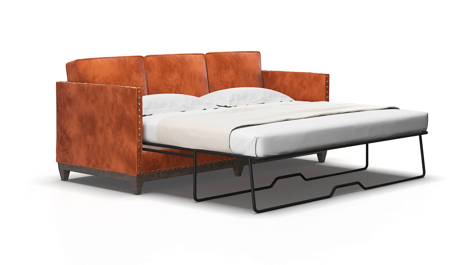 Florence Loft copper Sofa sleeper Espresso Legs  2