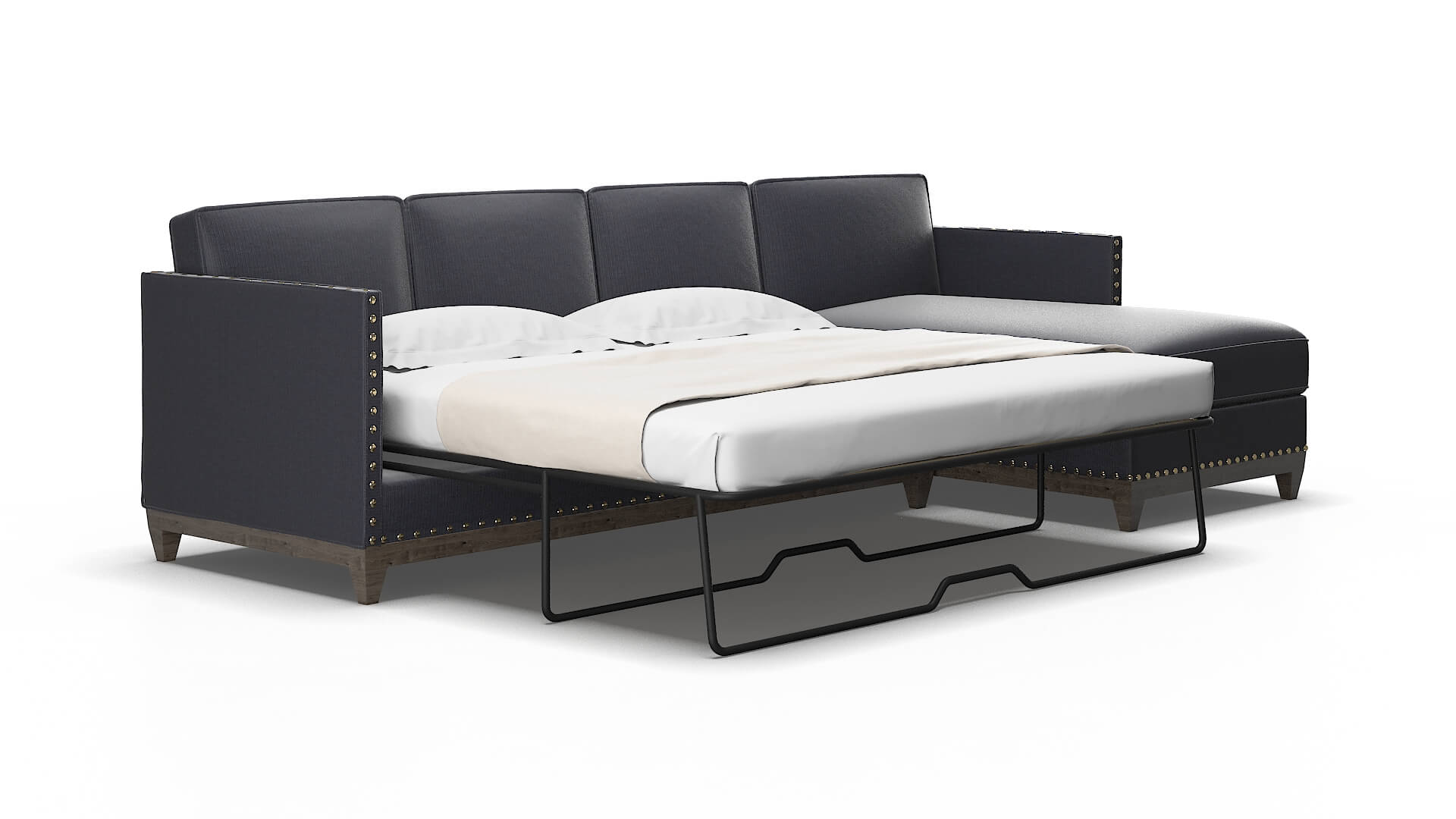 Florence Parker midnight Panel sleeper Espresso Legs  2