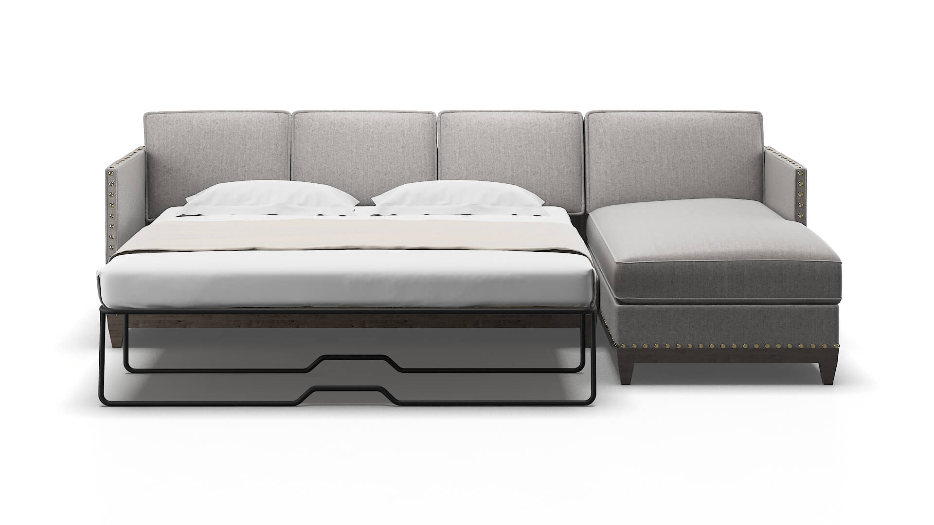 Florence Prime Ash Panel Sleeper Espresso legs 1