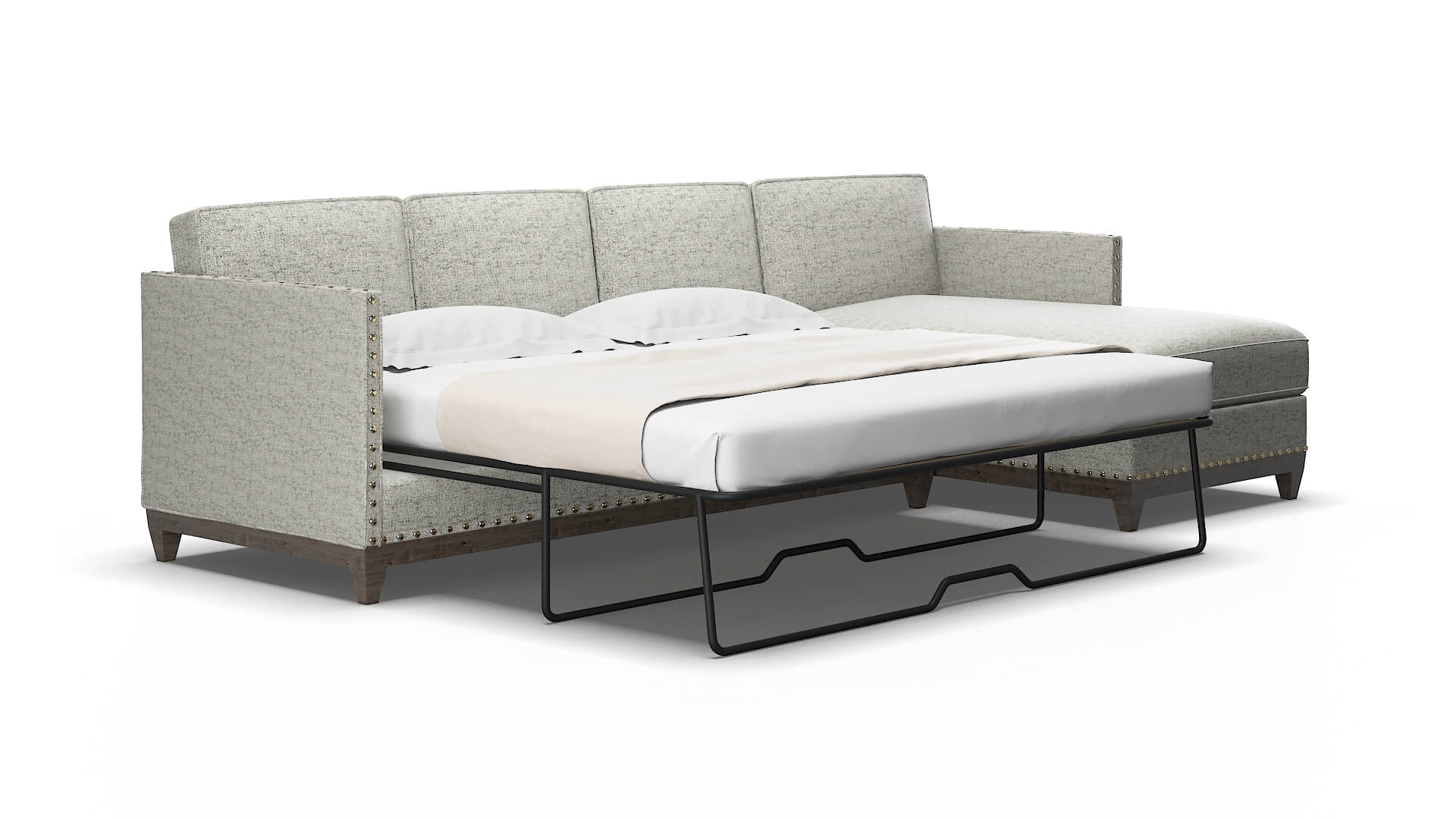 Florence Prime gravel Panel sleeper Espresso Legs  2