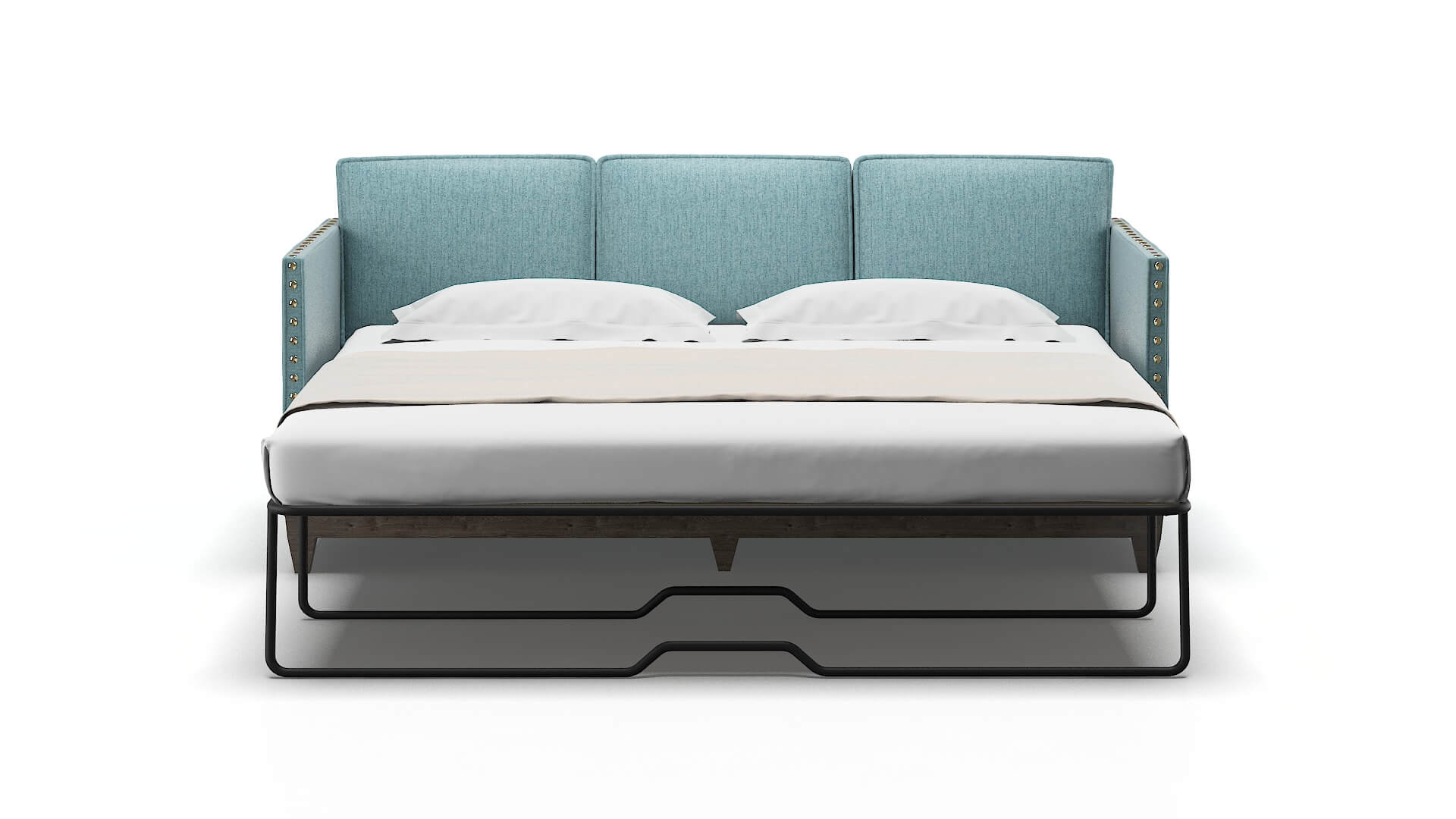 Florence Prisma Rainfall Sofa Sleeper Espresso legs 1