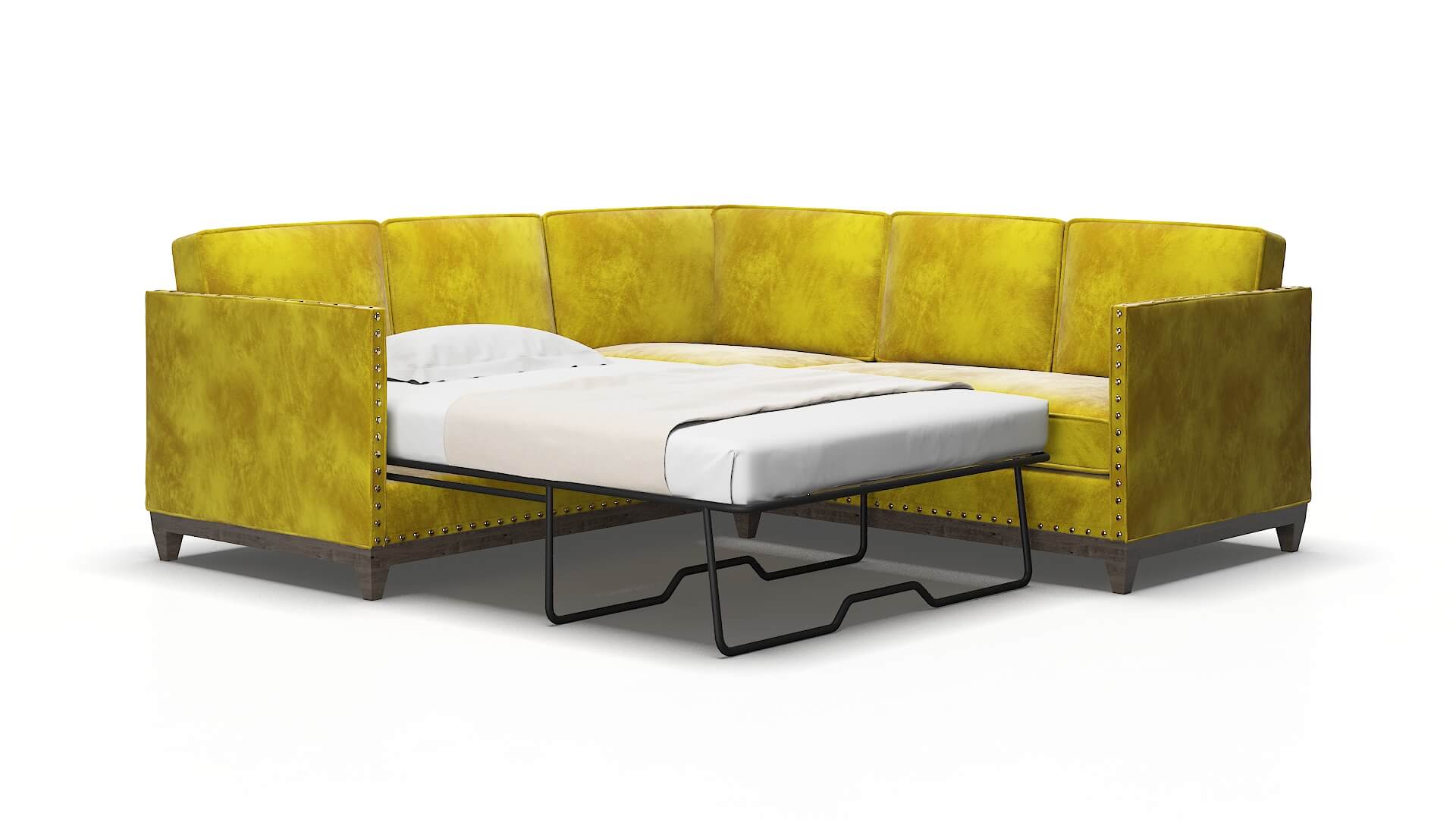 Florence Quartz 402 Sectional sleeper Espresso Legs  2