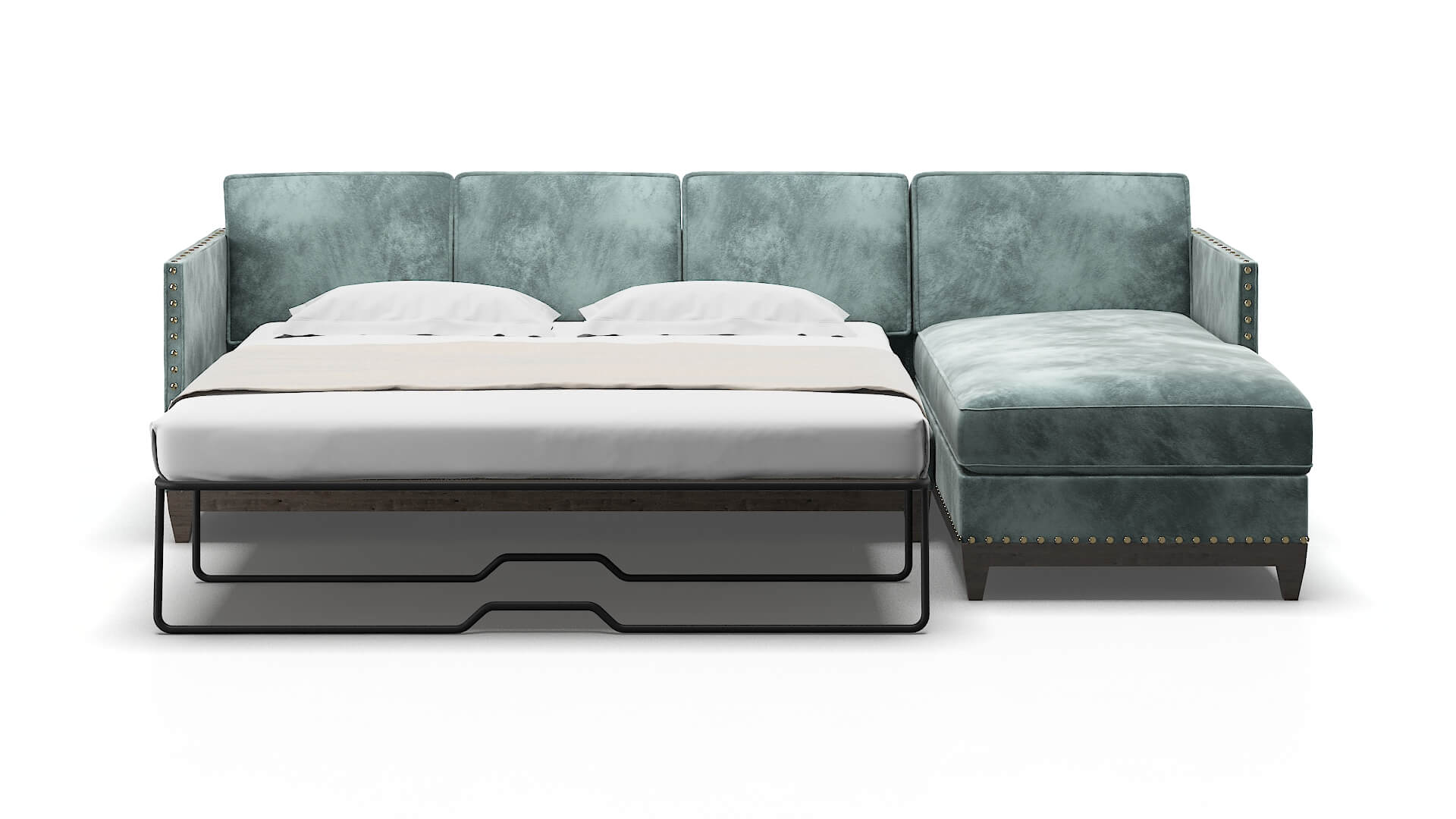Florence Royale Cloud Panel Sleeper Espresso legs 1
