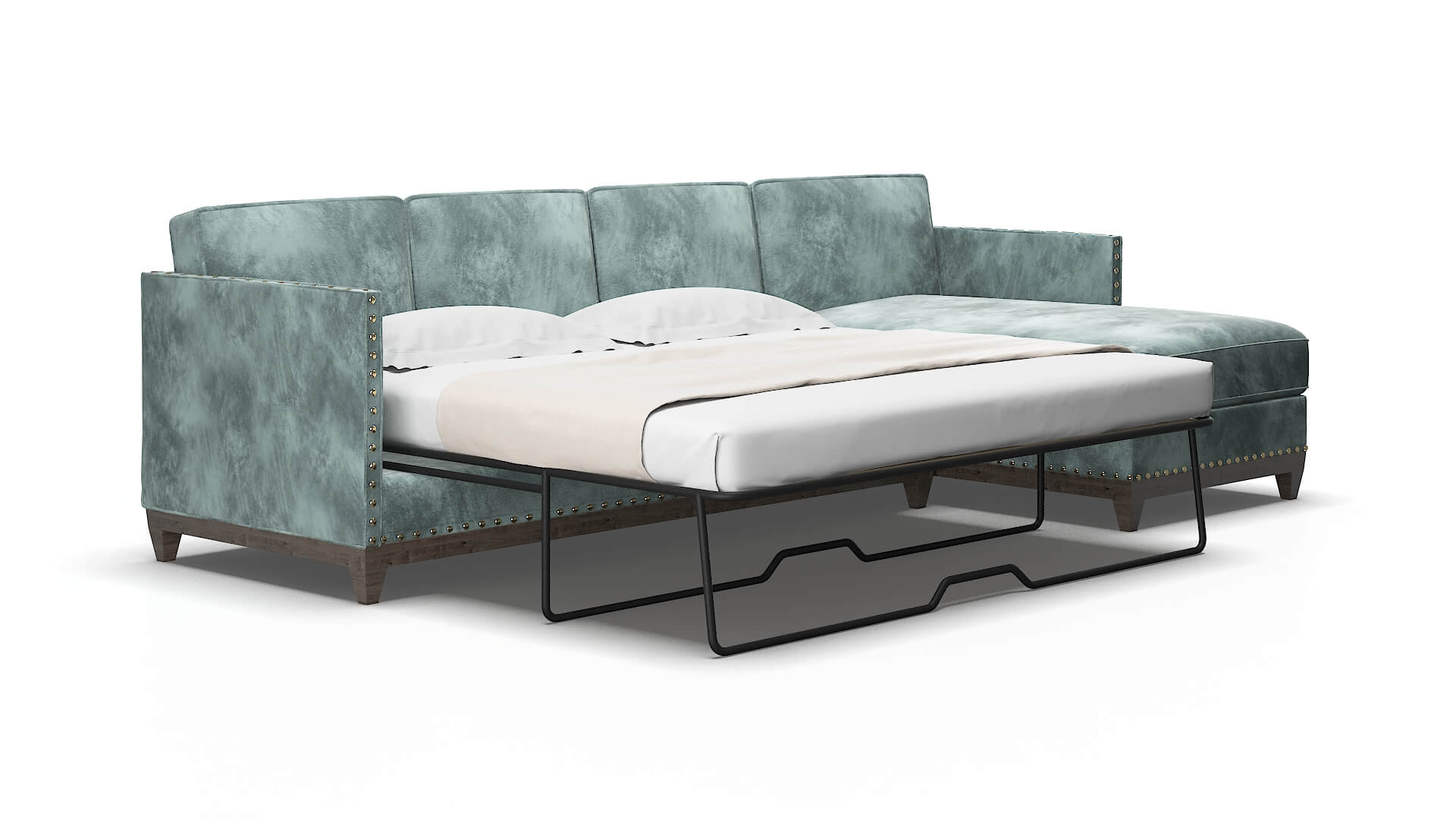 Florence Royale cloud Panel sleeper Espresso Legs  2