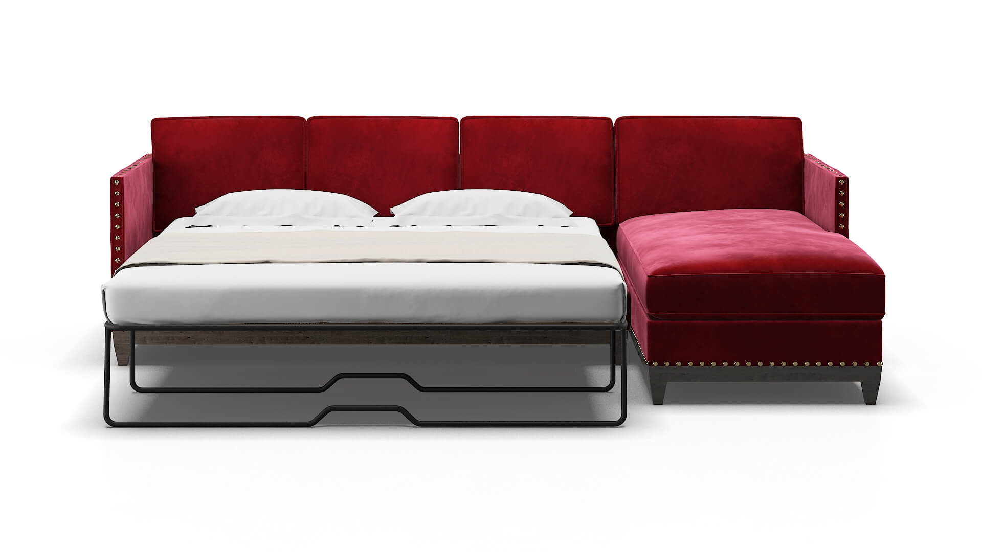 Florence Royale Ruby Panel Sleeper Espresso legs 1