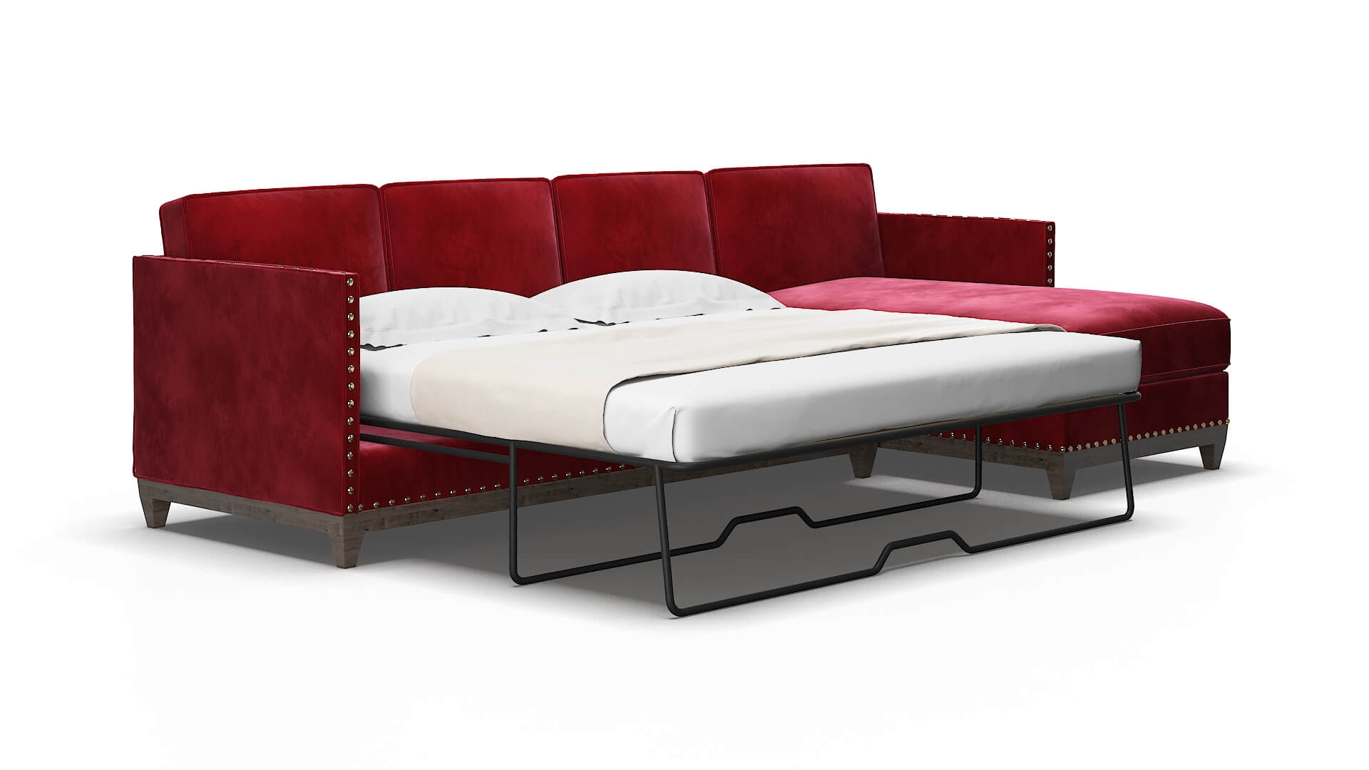 Florence Royale Ruby Panel Sleeper Espresso legs 2