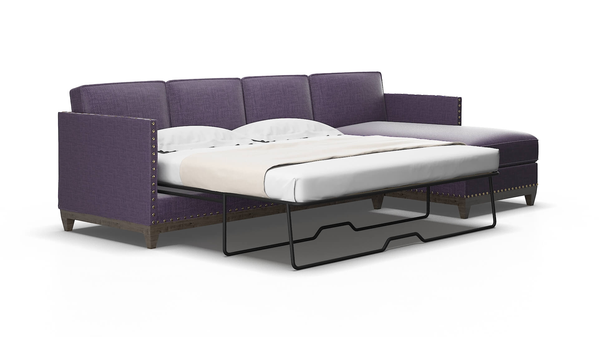 Florence Tess Blackberry Panel Sleeper Espresso legs 2