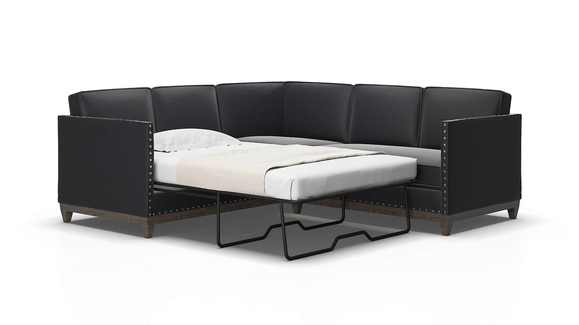 Florence Urban_d eclipse Sectional sleeper Espresso Legs  2